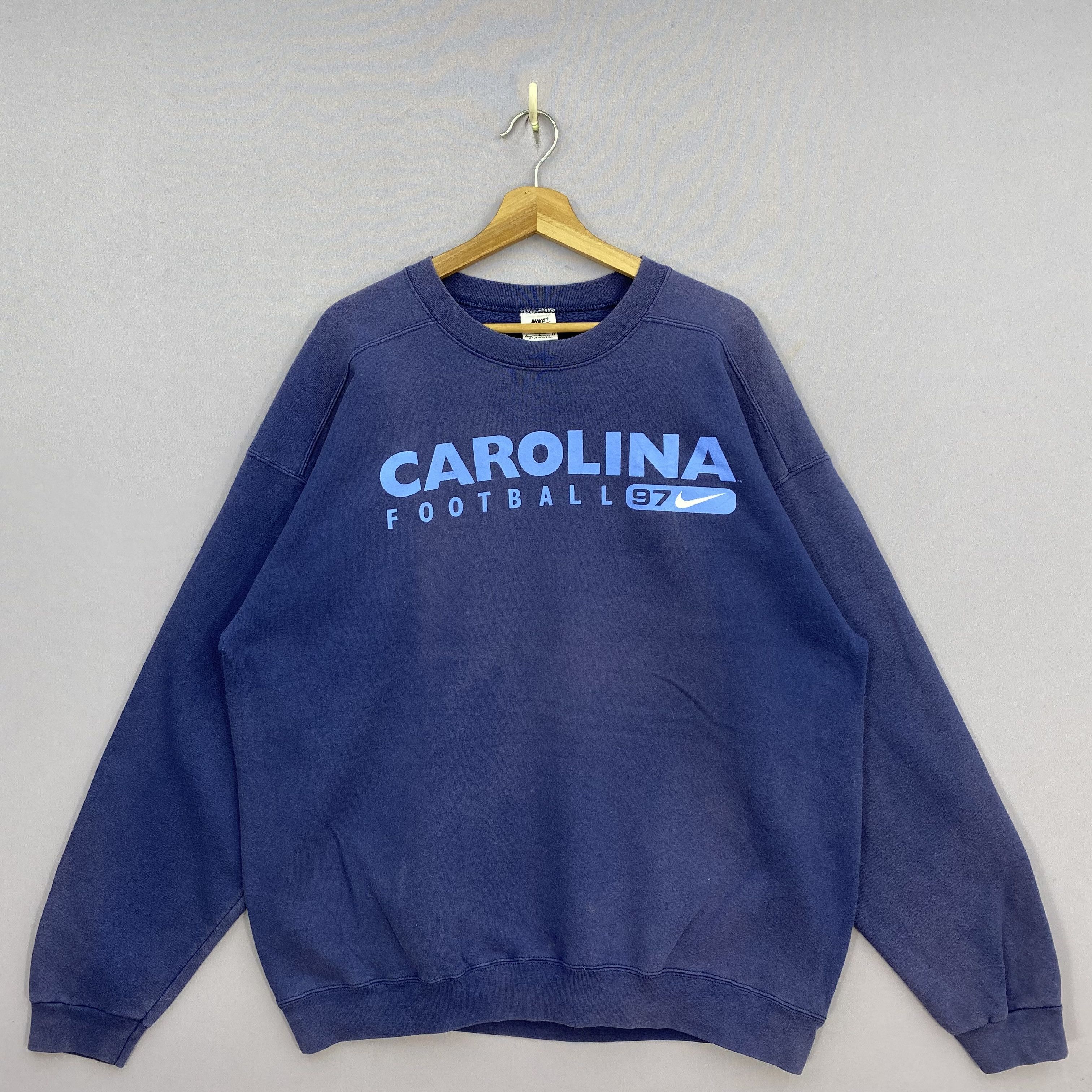 Nike Vintage 1997 Faded Nike Carolina Football Sweatshirt UNC Size US XL / EU 56 / 4 - 2 Thumbnail