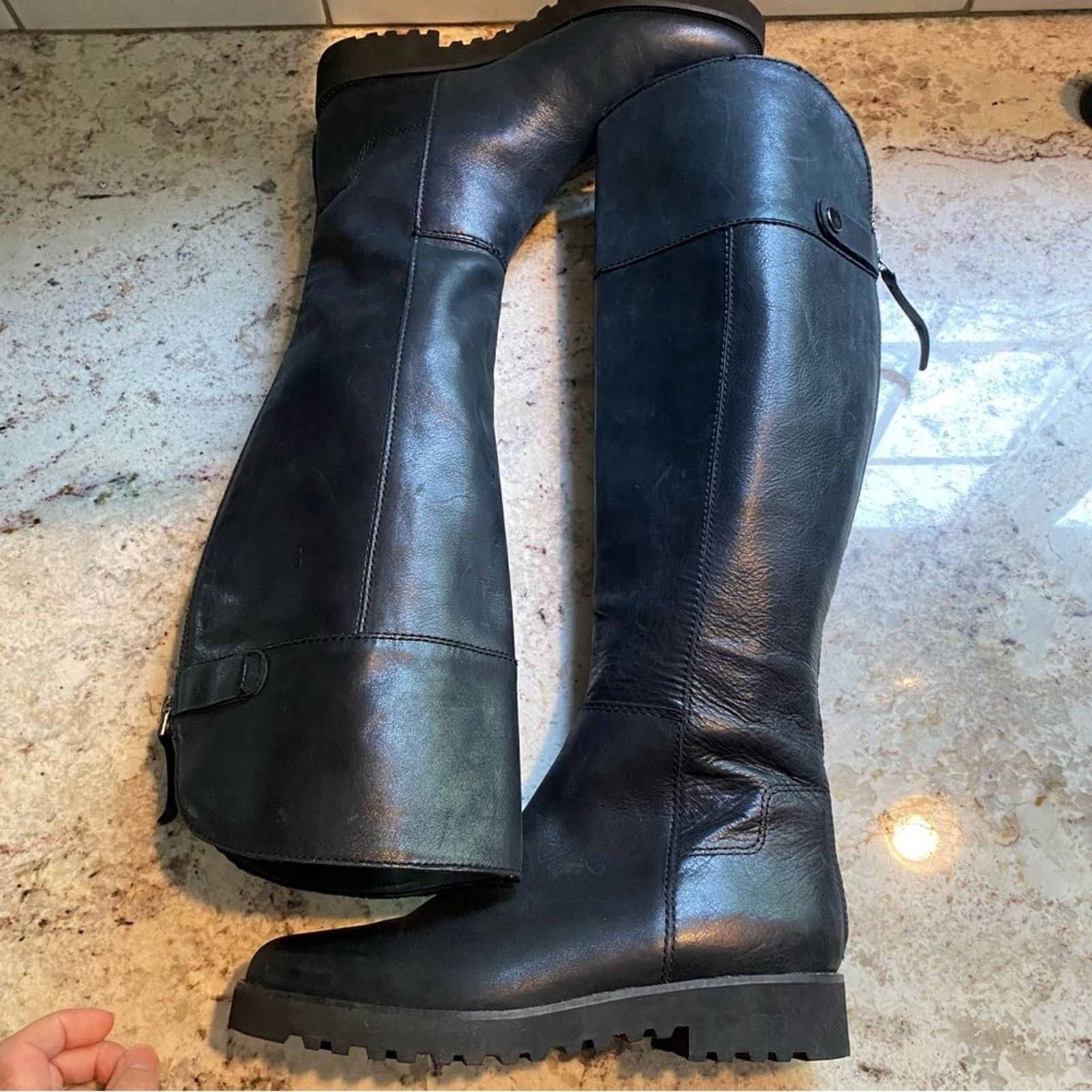 Franco Sarto Franco Sarto $189 Cosmina Tall Riding Boot Blk 6.5 Size US 6.5 / IT 36.5 - 7 Thumbnail