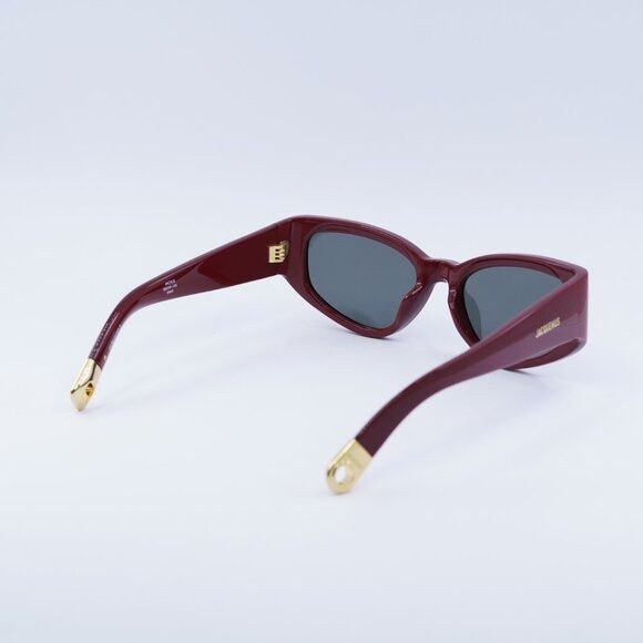 Jacquemus Jacquemus GALA JAC/5 C3 Sunglasses Burgundy Cat Eye Frame Size ONE SIZE - 9 Thumbnail