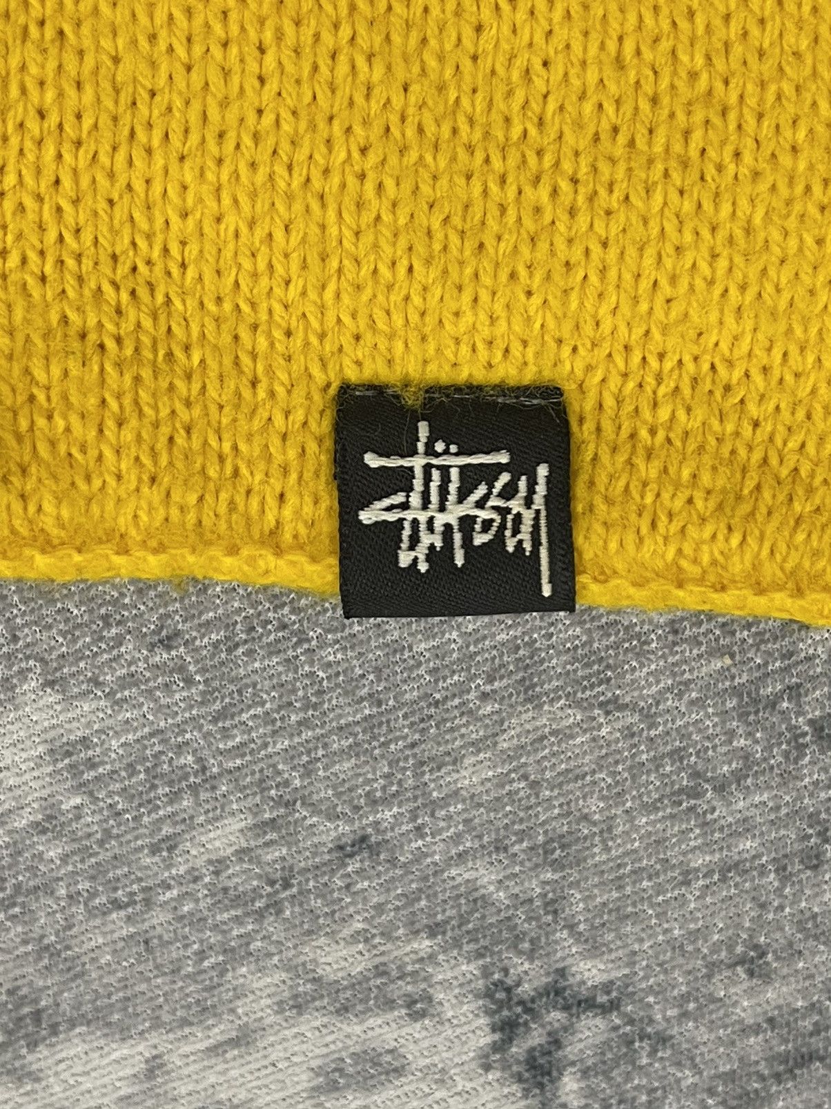 Stussy Vintage Stussy Gray Wool Scarf Muffler s10 Size ONE SIZE - 7 Thumbnail