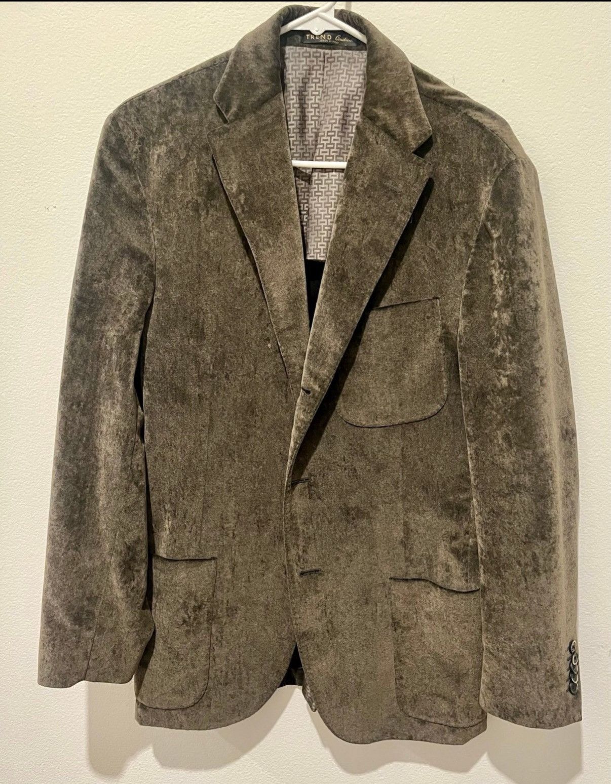 Corneliani Corneliani ID Men's Brown suede blazer Designer Suede Jacket Size 40R - 11 Thumbnail