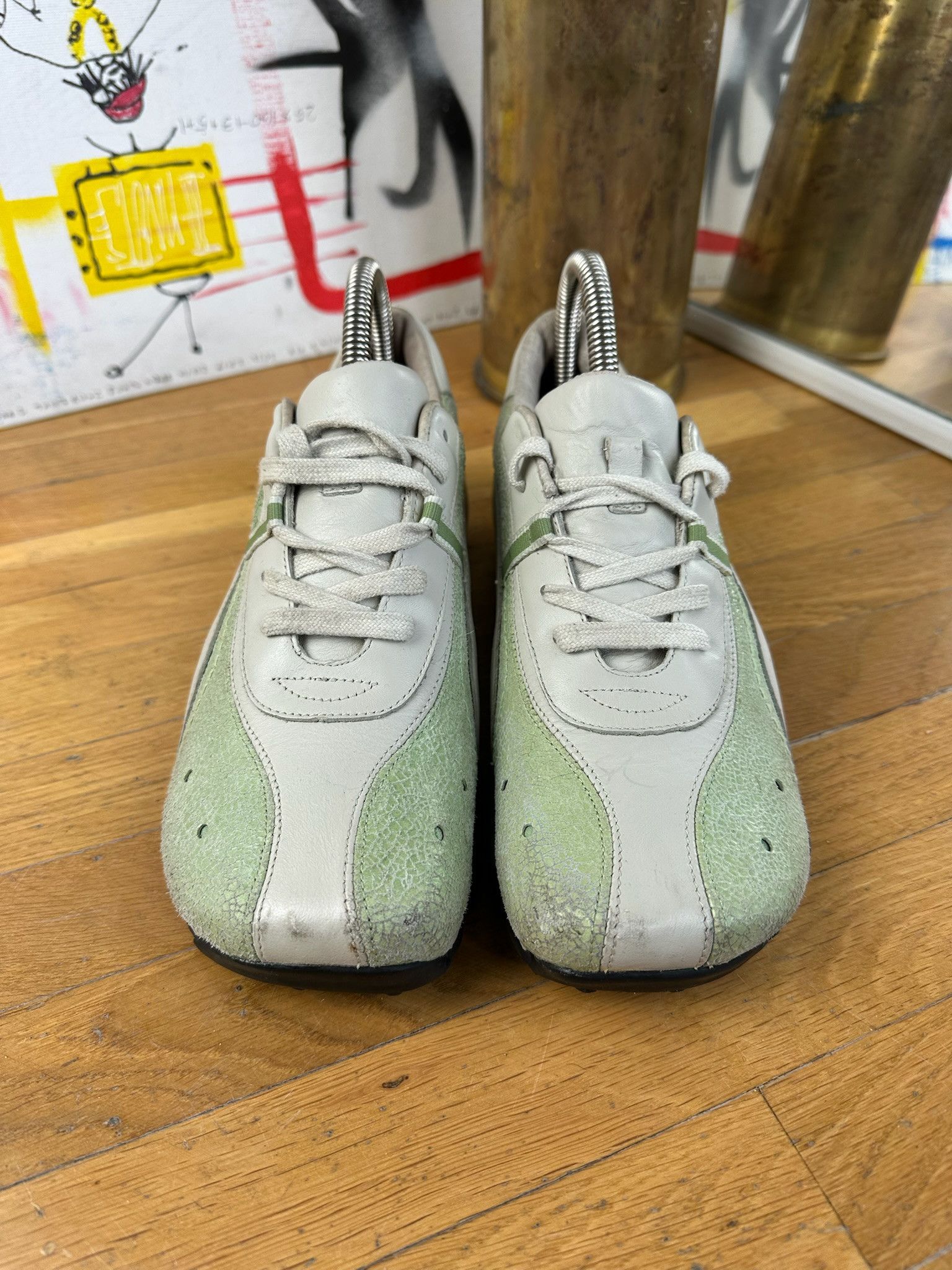 Diesel VINTAGE RARE DIESEL SNEAKERS 90s Y2K Size US 7 / IT 37 - 3 Thumbnail