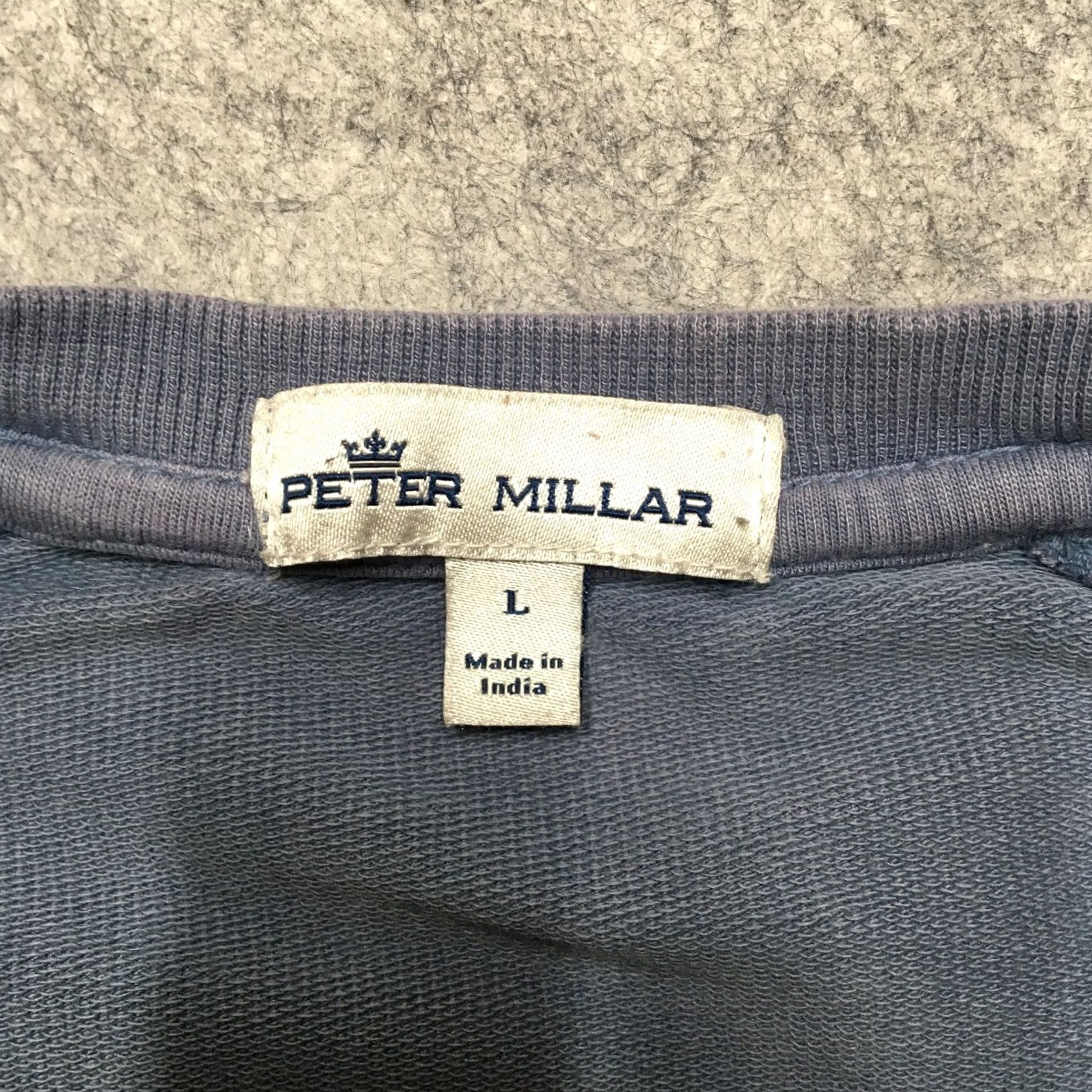 Peter Millar Peter Millar Crown Lava Wash Crew Mens L Blue Pullover Performance Golf The Slap Size US L / EU 52-54 / 3 - 5 Thumbnail
