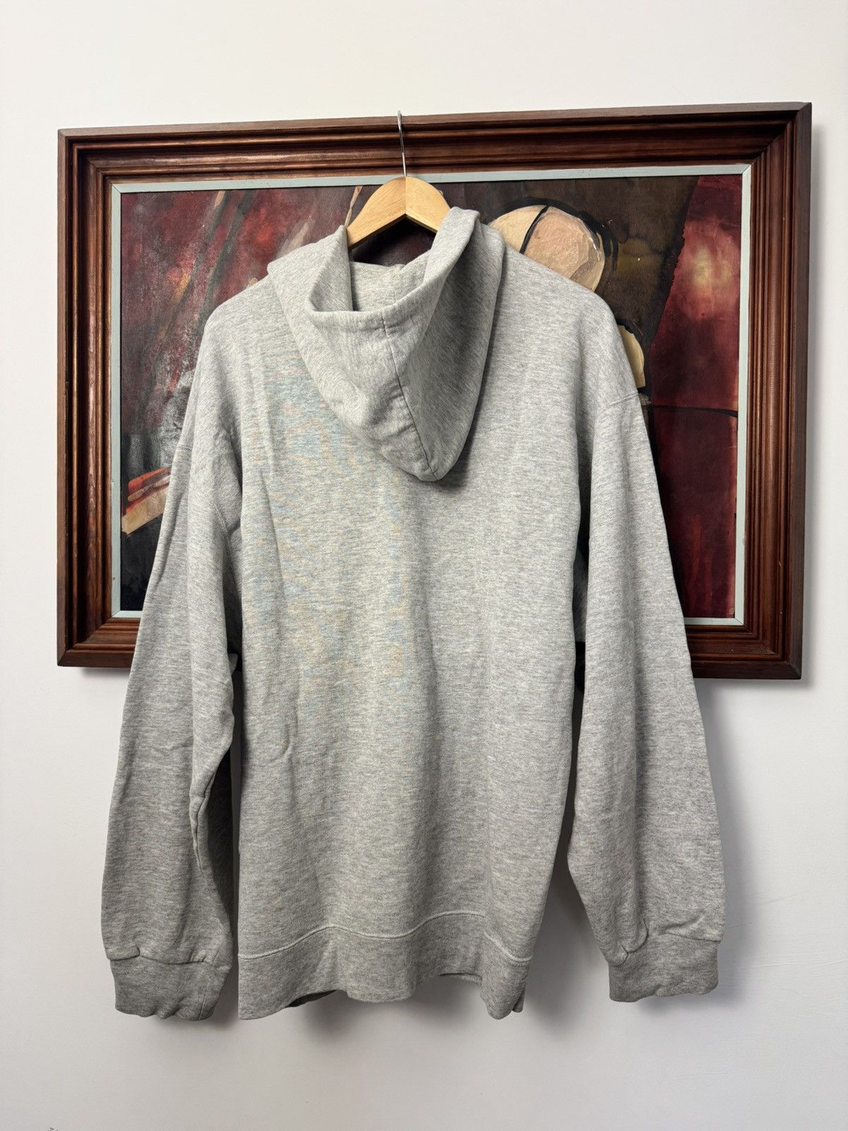 Nike Nike 90s Gray Mini Swoosh Vintage Zip Hoodie Rare Hype Size US L / EU 52-54 / 3 - 2 Thumbnail