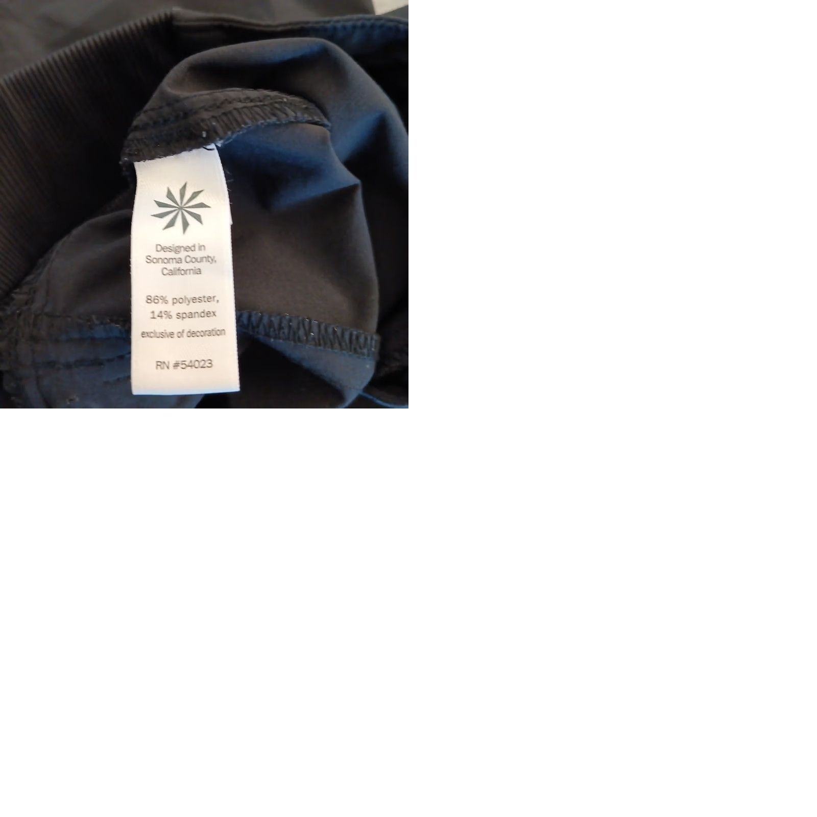 Athleta Athleta Pants Womens Size 6 Black Drawstring Pockets 25x27 Low Rise Ankle Straight 27 Inseam Size 28" / US 6 / IT 42 - 9 Thumbnail