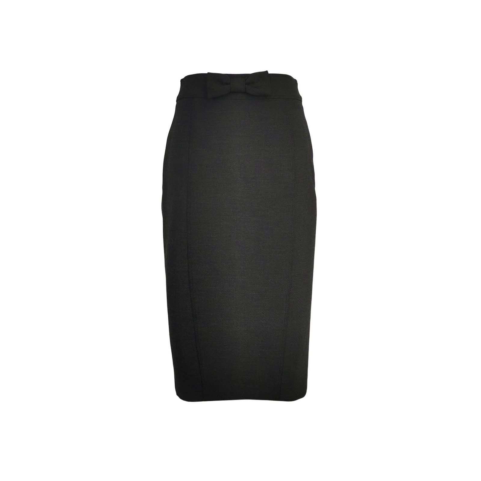 Burberry Burberry London Black Pencil Skirt Size US 2 Size 26" / US 2 / IT 38 - 1 Thumbnail