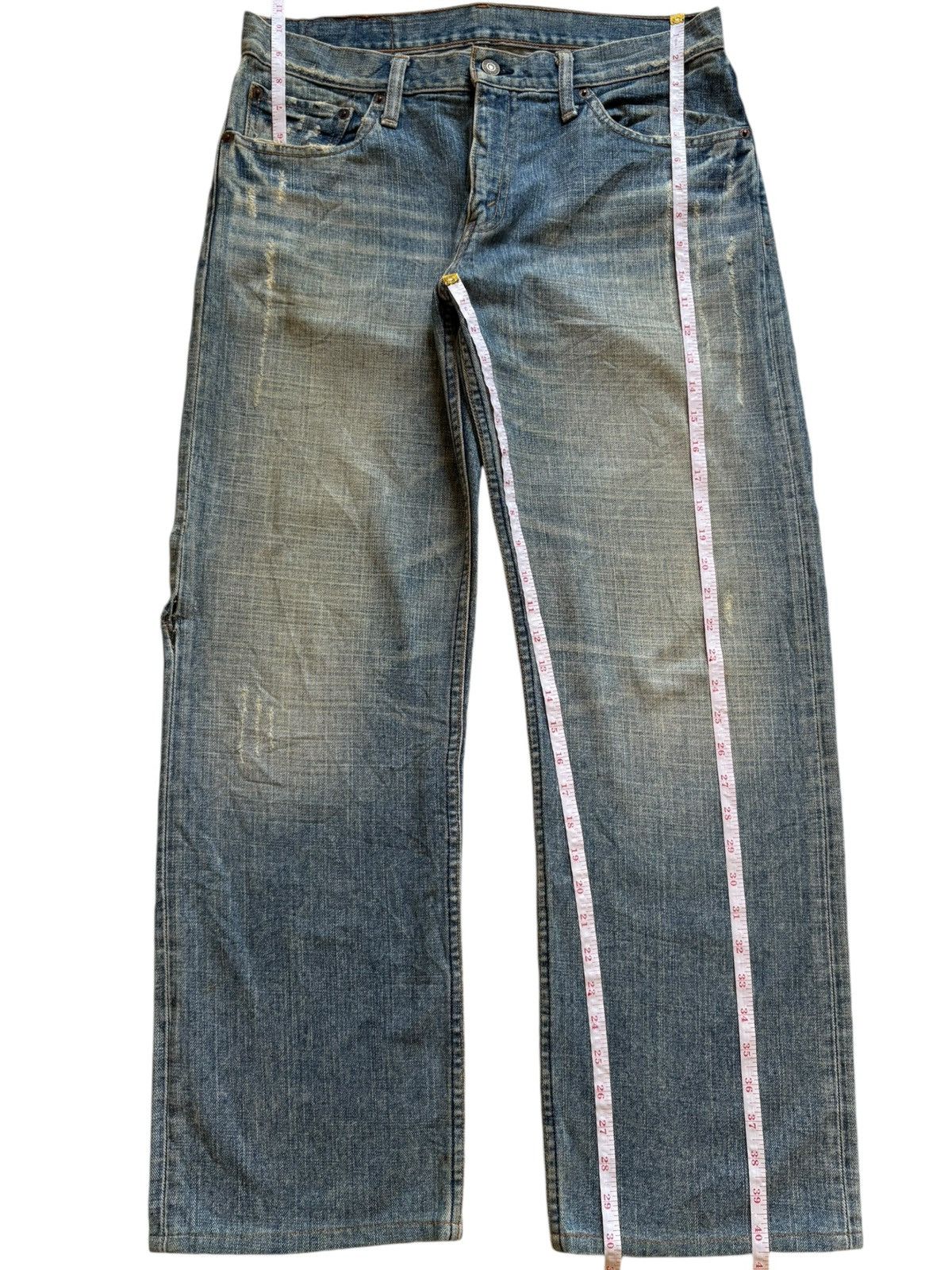 Levi's Vintage 90s Levis 534 Mud Wash Distressed Baggy Jeans Size US 34 / EU 50 - 12 Thumbnail