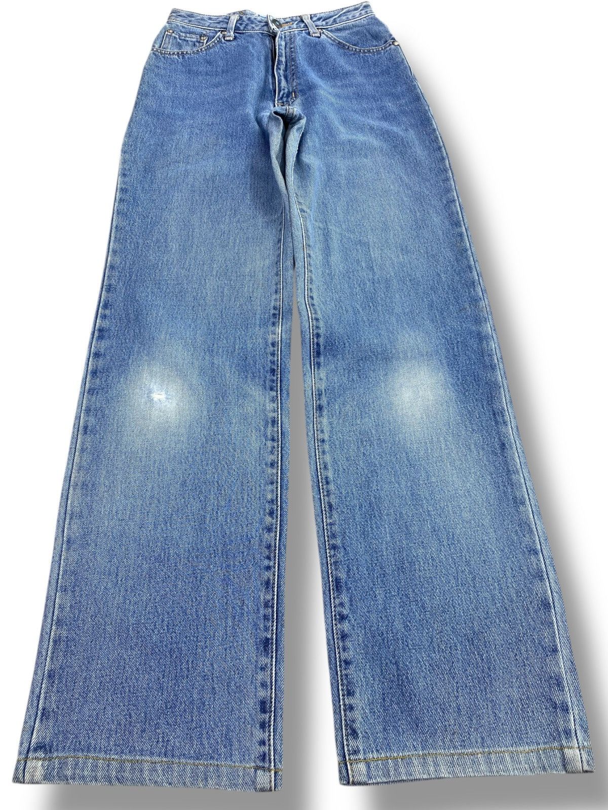 Edwin Edwin Acid Wash Straight Leg Style Jeans Size 24" / US 00 / IT 34 - 1 Thumbnail
