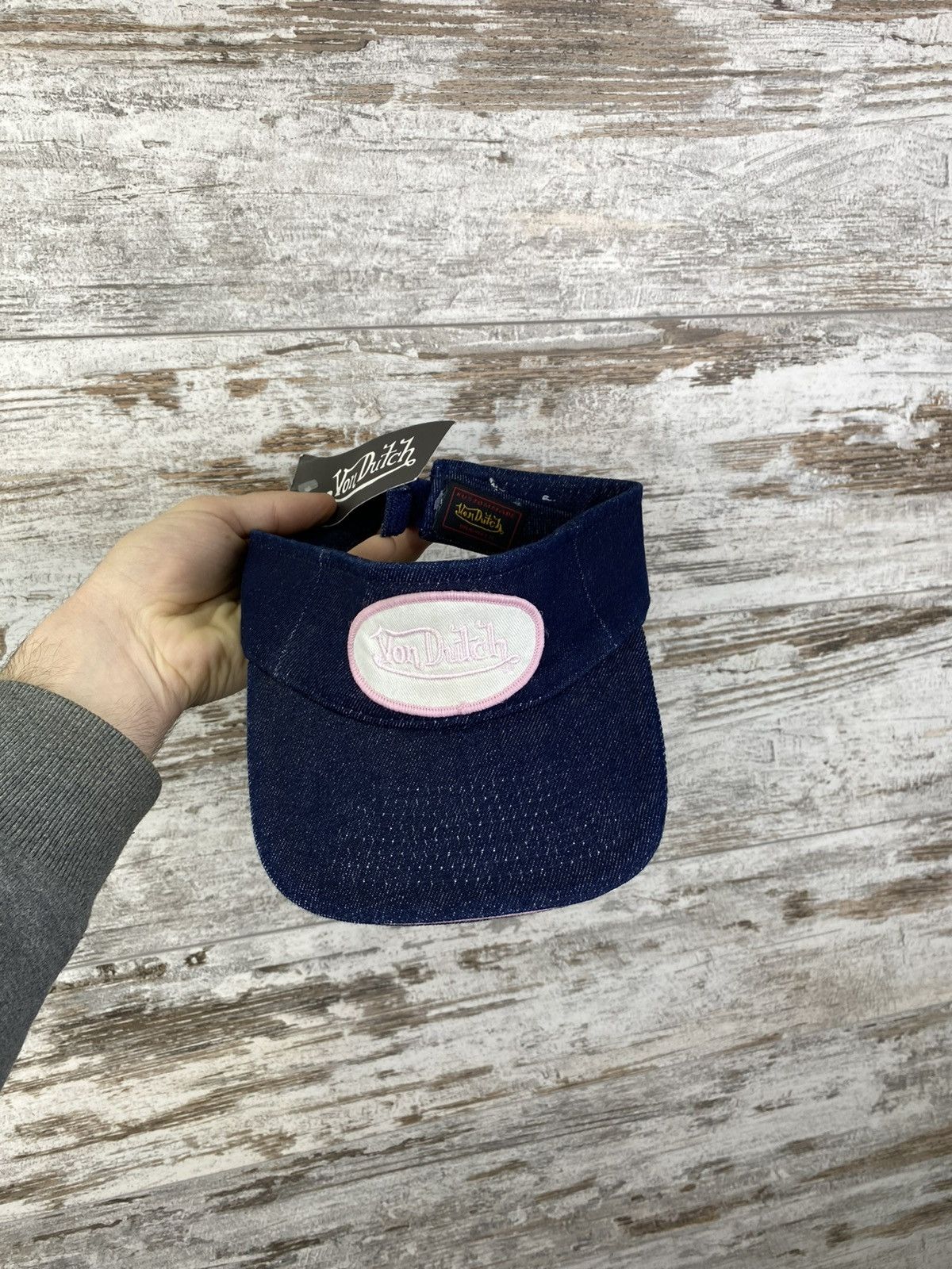 Vintage × Von Dutch Unisex Von Dutch visor cap hats OG streetwear drill Size ONE SIZE - 2 Thumbnail