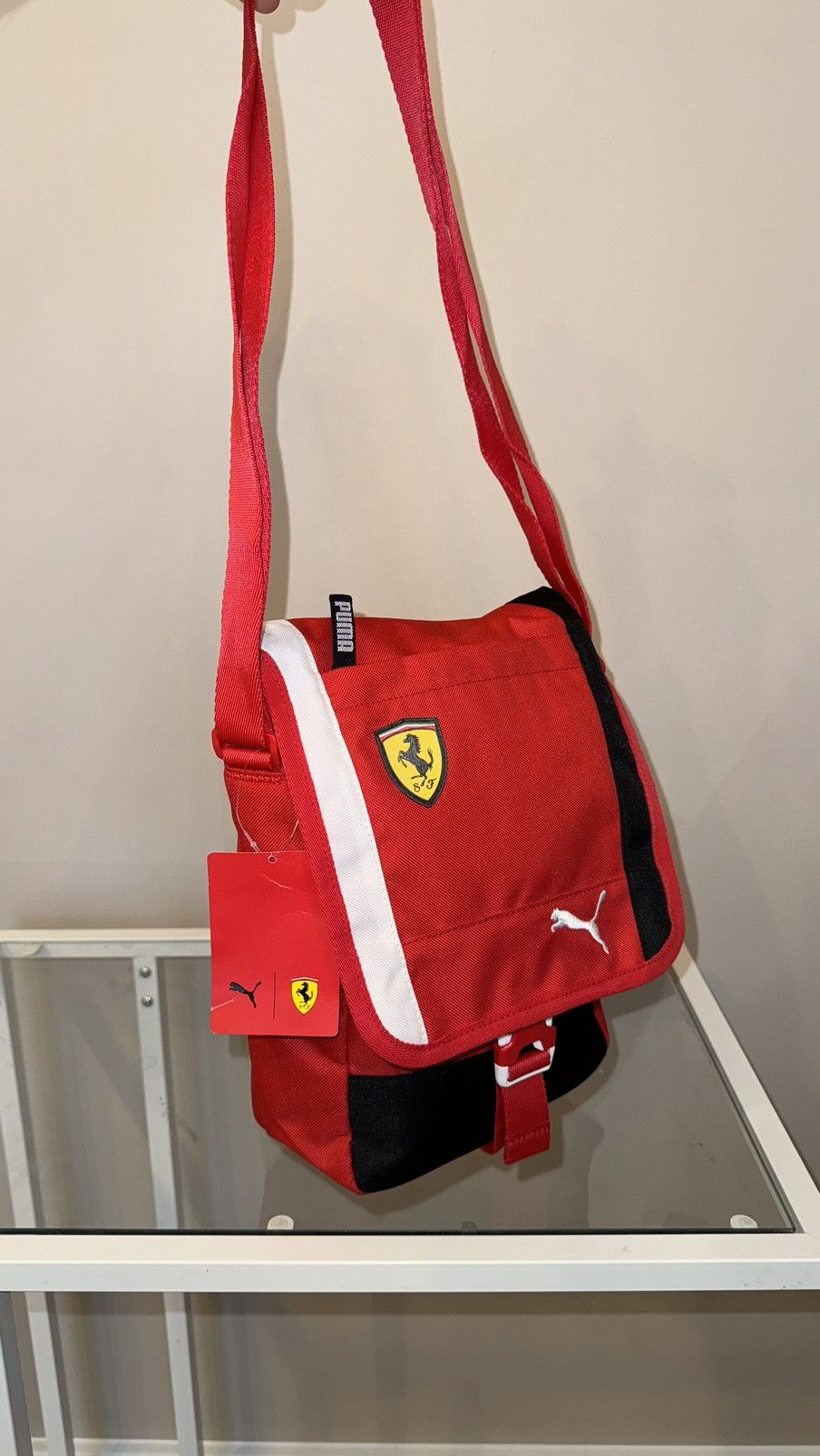 Ferrari × Puma Puma Ferrari crossbody bag vintage moto monstro travis Size ONE SIZE - 1 Thumbnail