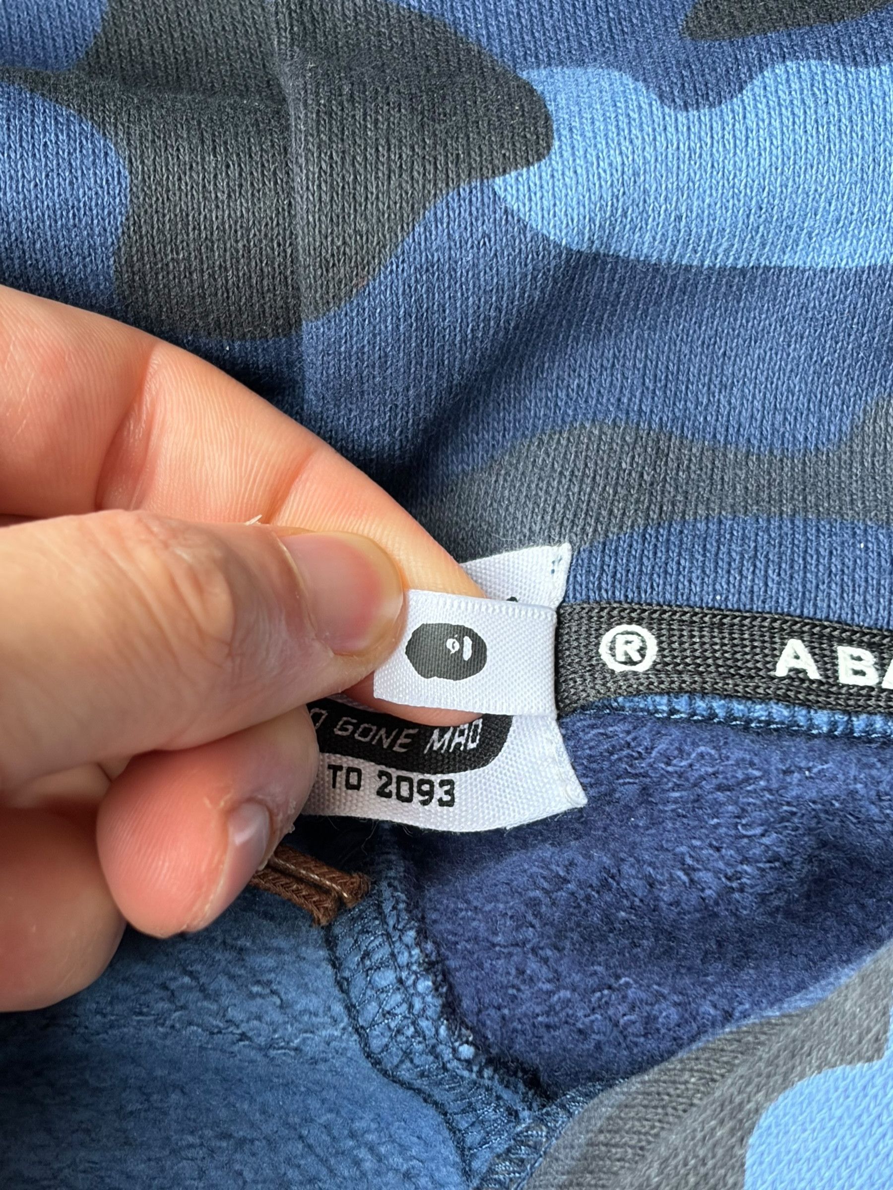 Bape Bape Blue Camo College Logo Hoodie Size US L / EU 52-54 / 3 - 6 Thumbnail