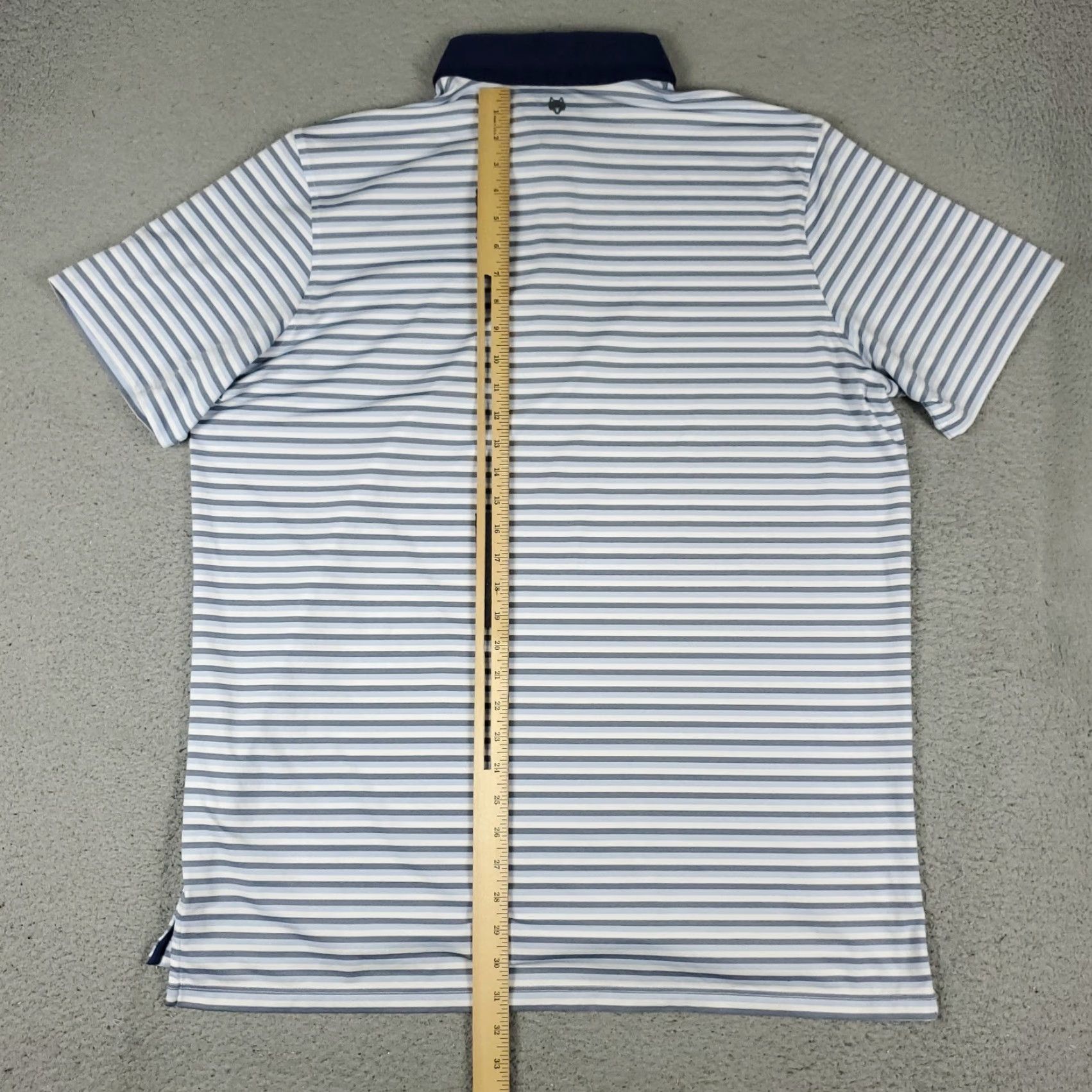 Vintage Greyson Polo Shirt Mens XL Blue Striped Polo Short Sleeve Golf Casual Size US XL / EU 56 / 4 - 4 Thumbnail