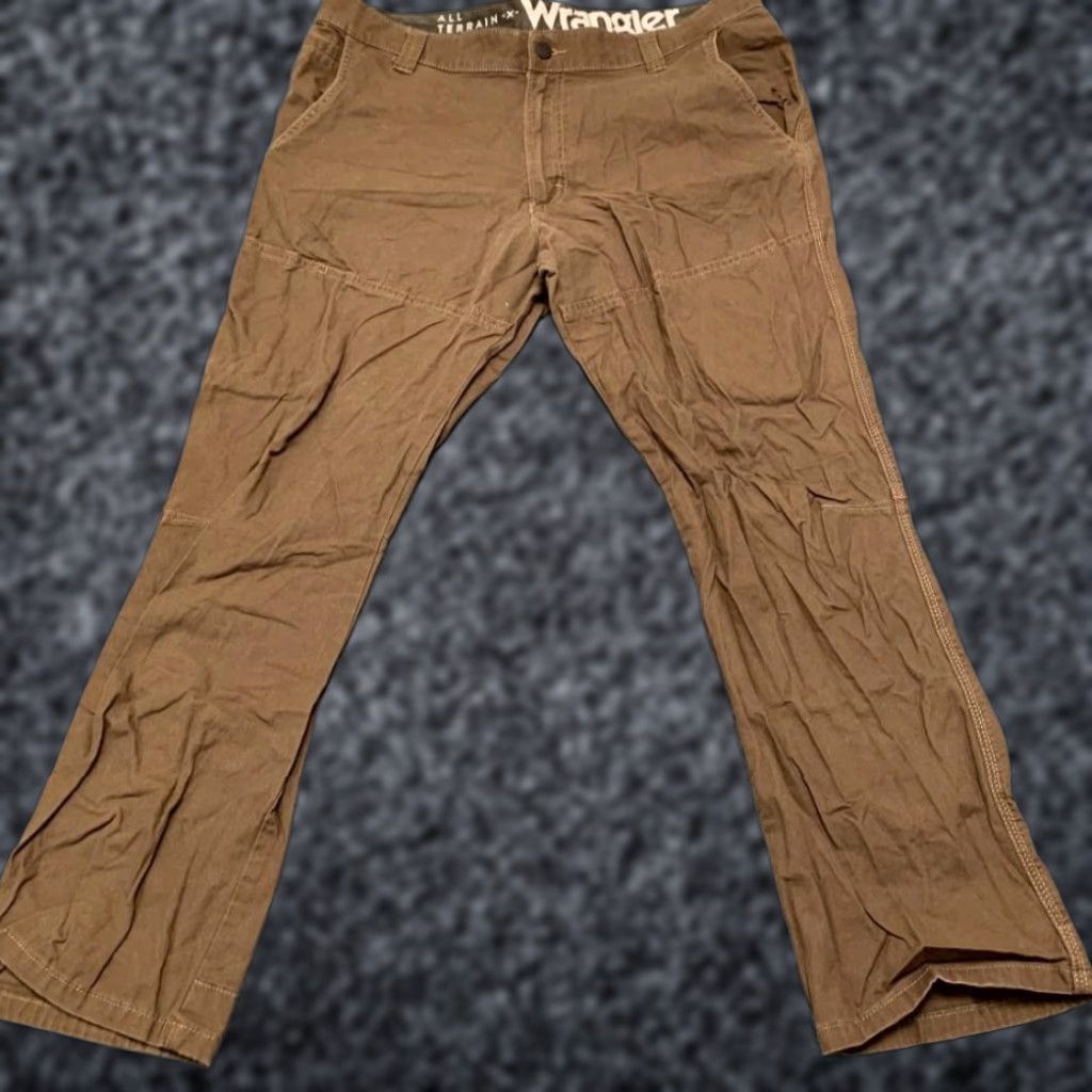Banana Republic Wrangler All Terrain X Gear Hiking Pants Mens 38x30 Coffee Brown Cotton Stretch Size US 28 / EU 44 - 1 Thumbnail