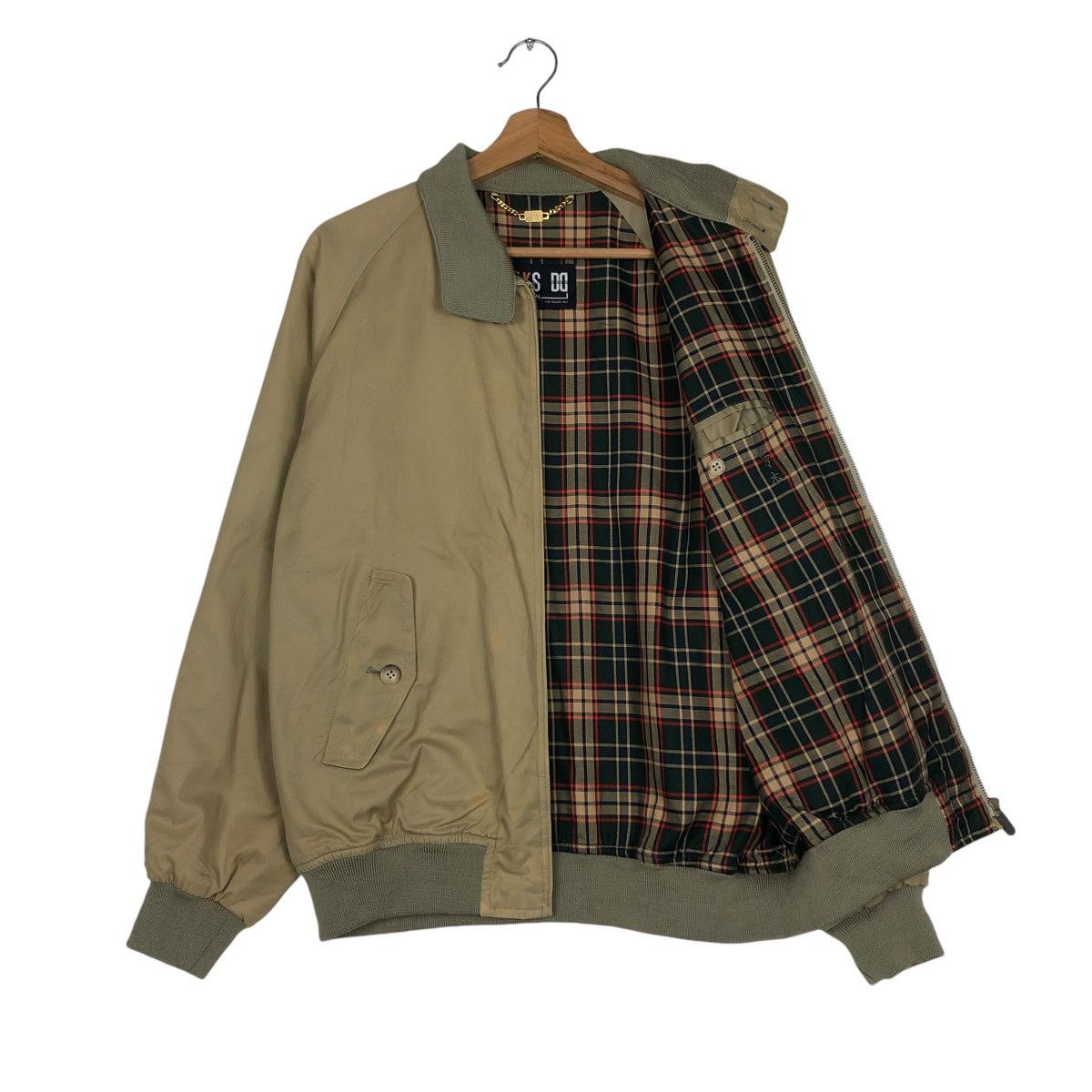 Japanese Brand 🔥VINTAGE BOMBER JACKET DAKS LONDON BLANKET TARTAN DESIGN Size US M / EU 48-50 / 2 - 1 Thumbnail