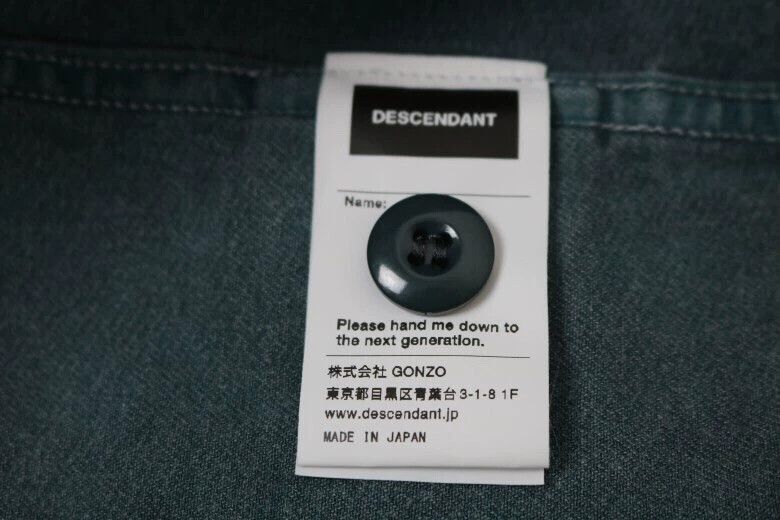 Descendant DESCENDANT DWU TWILL JACKET Smoke Blue 19AW 2 Size US M / EU 48-50 / 2 - 6 Thumbnail