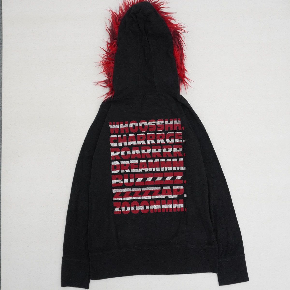 If Six Was Nine Vintage Rock Roll 1968 Red Fur Hoodie Ifsixwasnine LGB Style Size US M / EU 48-50 / 2 - 11 Thumbnail