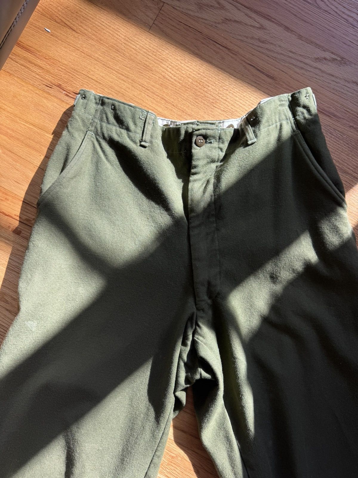 Men military surplus wool pant