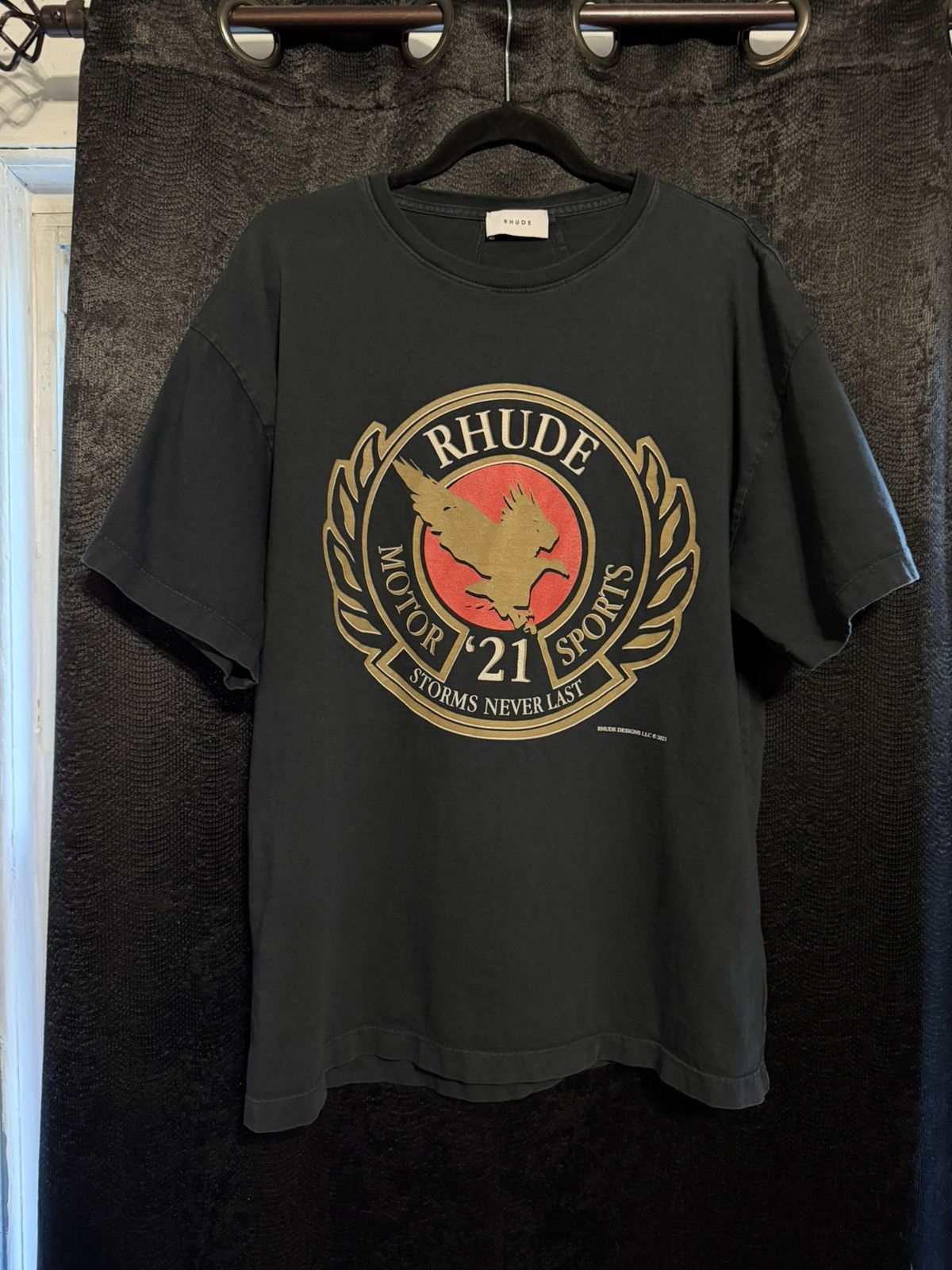 Motorsports Tshirt in Black
