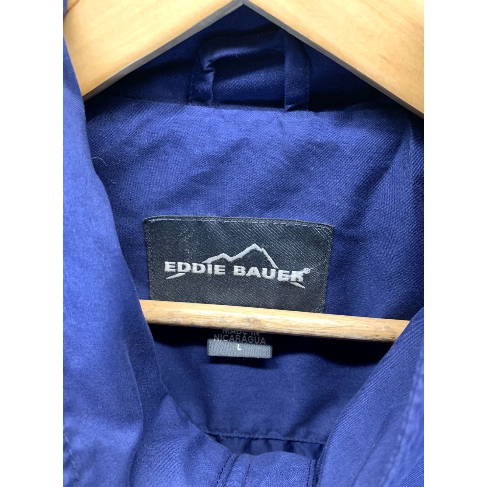 Eddie Bauer VINTAGE Eddie Bauer Windbreaker Jacket/Coat Men’s Lightweight Blue L Regular Zip Emblem Logo Embroidered Storm Outdoor 90s? Size US L / EU 52-54 / 3 - 5 Thumbnail