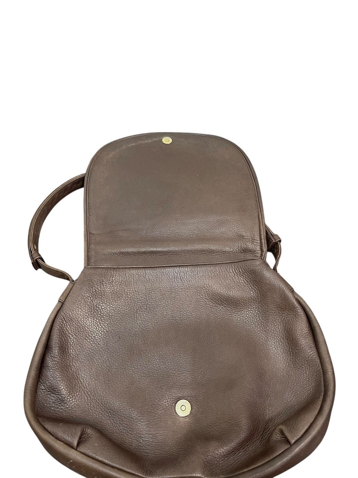 Japanese Brand Full Leather Michiko Kuge Vtg Japan Shoulder Bag 1🟩6 Size ONE SIZE - 16 Thumbnail
