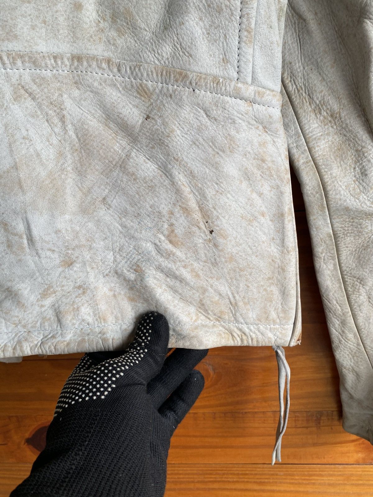 Vintage Rich Master Y2 Leather Motorcycle Cream Black Café Racer Size US S / EU 44-46 / 1 - 14 Thumbnail