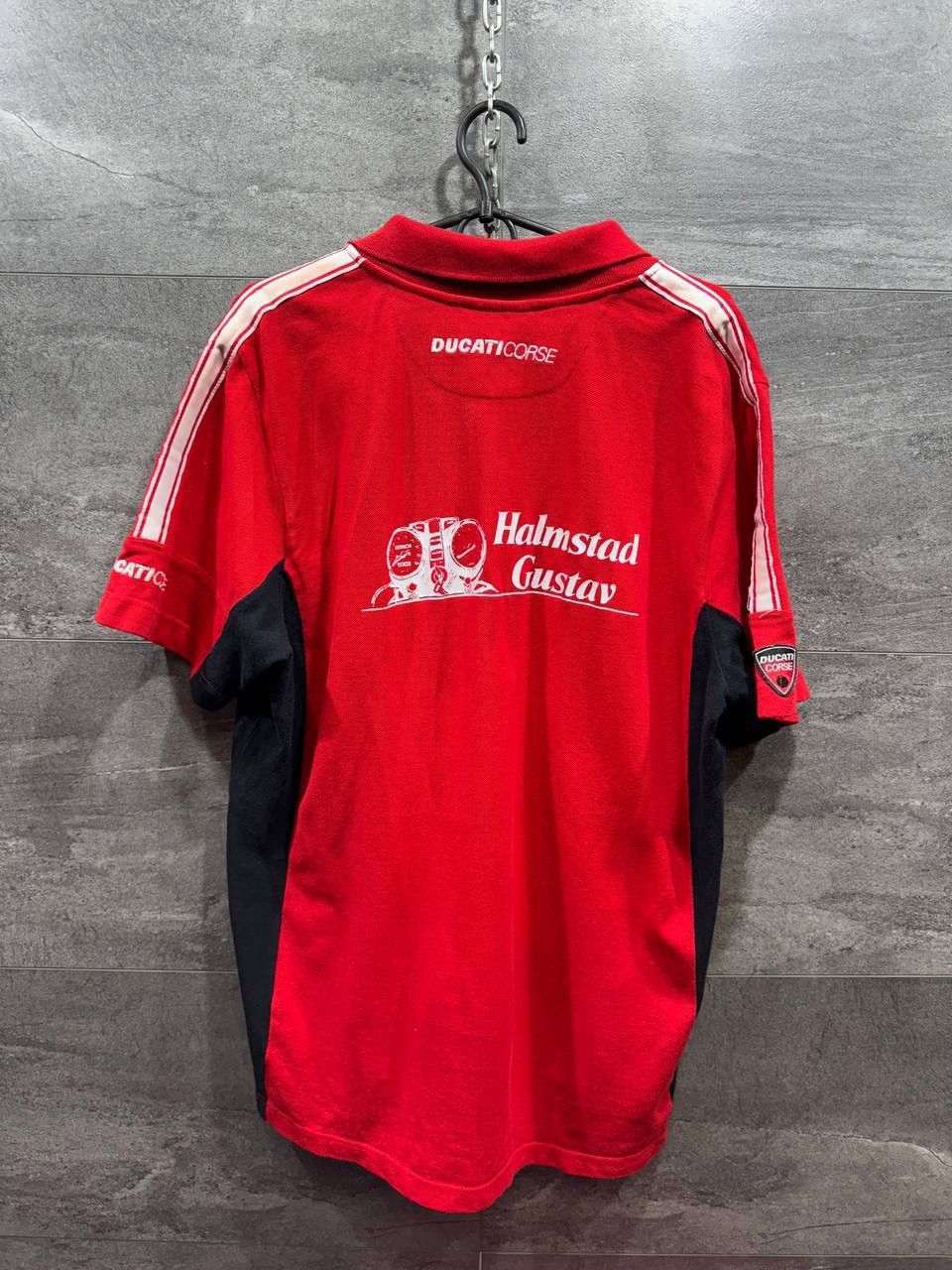 Ducati DUCATI Corse Vintage Polo Shirt Halmstad Gustav Rare Men’s Size US XL / EU 56 / 4 - 2 Thumbnail
