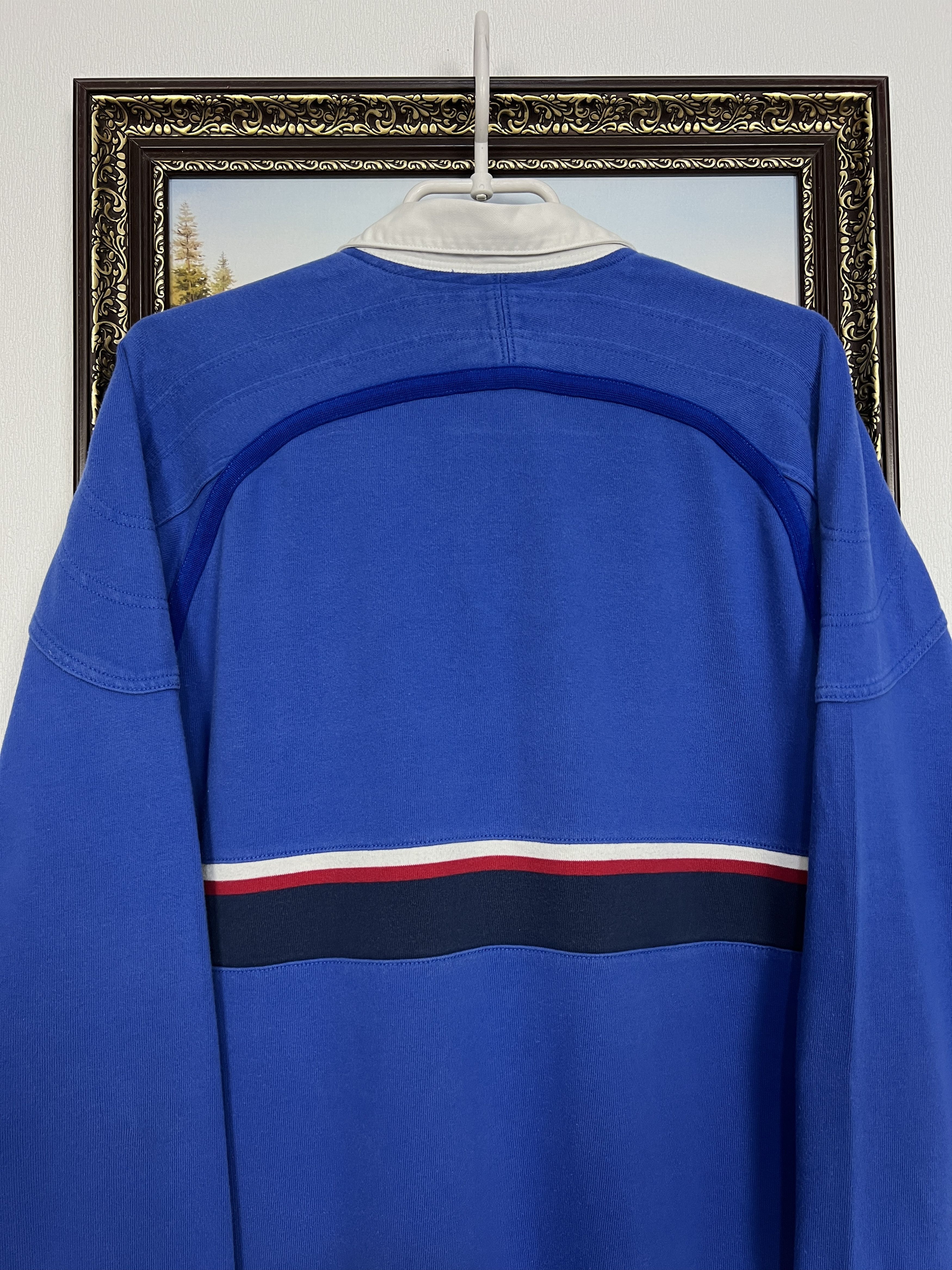 Nike Vintage 90's France Rugby Union Long Sleeve Jersey Trikot Size US M / EU 48-50 / 2 - 9 Thumbnail