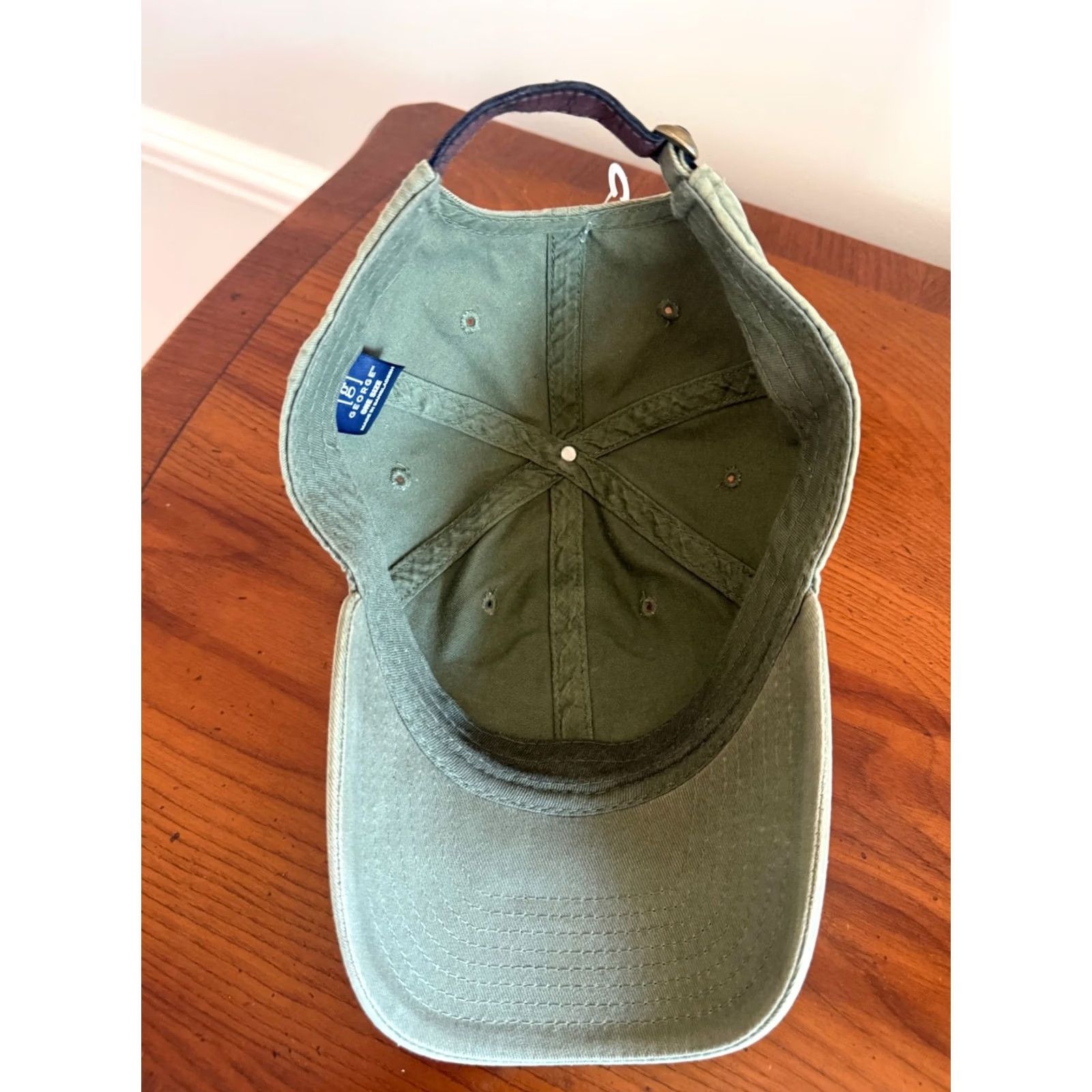 Harley Davidson Harley-Davidson Hat Cap Green Strapback Wings Motorcycle Biker Casual Men Adjustable One Size Skull Baseball Cap Vintage? Size ONE SIZE - 4 Thumbnail