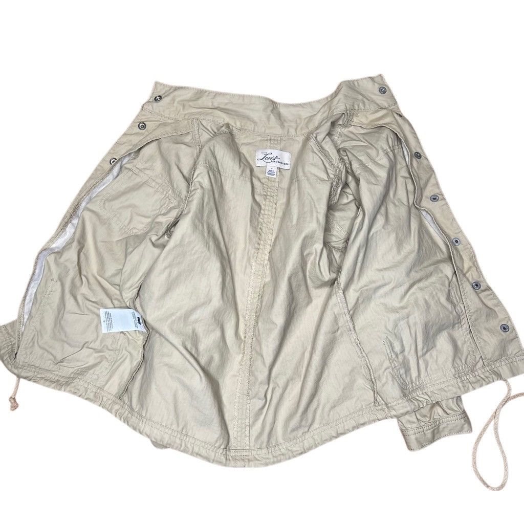 Levi's × Vintage Y2K Levi’s Khaki Button Down Jacket Medium Size M / US 6-8 / IT 42-44 - 6 Thumbnail
