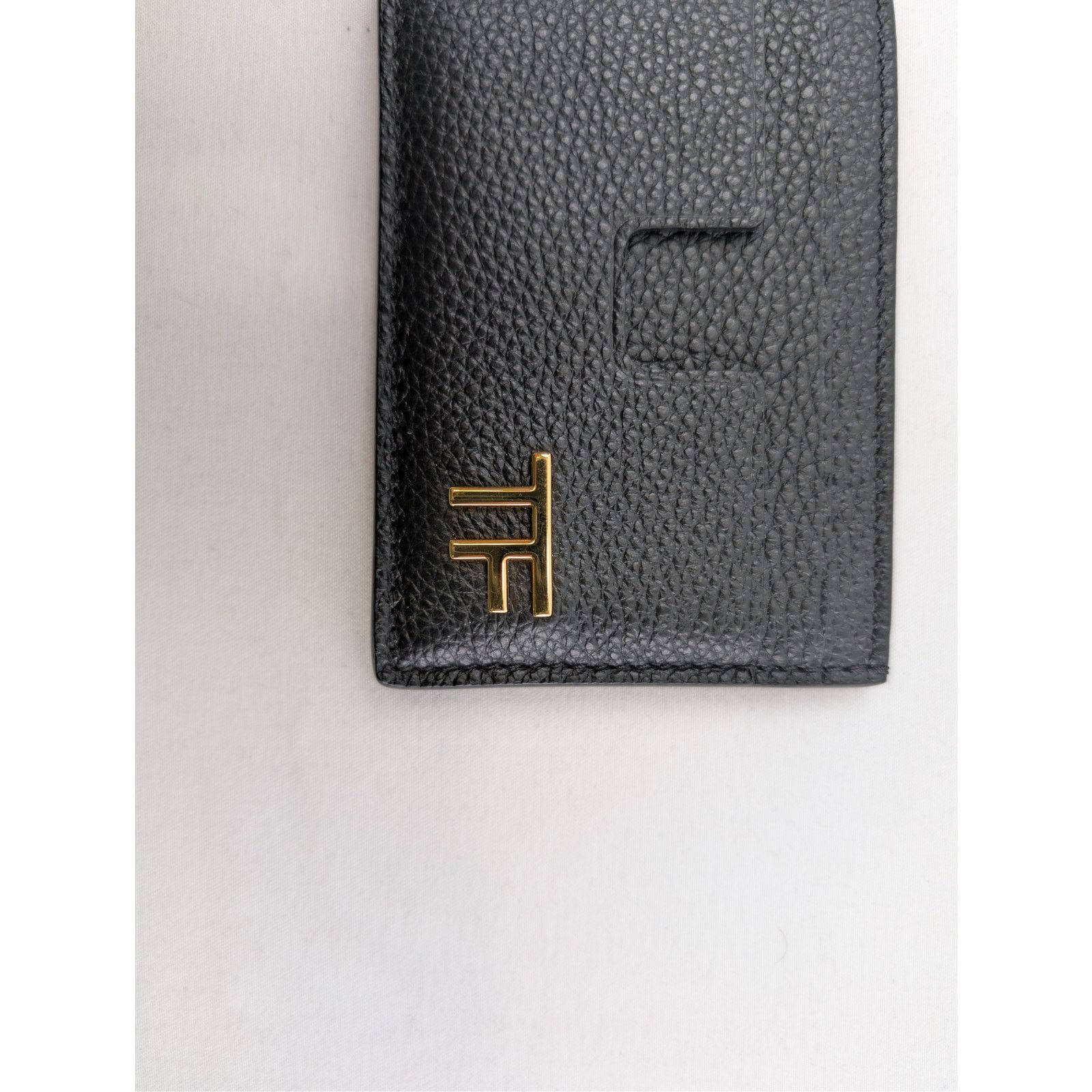 Tom Ford o1rshd1 Size: OS / Grain Leather Card Holder / Wallet Black Size ONE SIZE - 3 Thumbnail