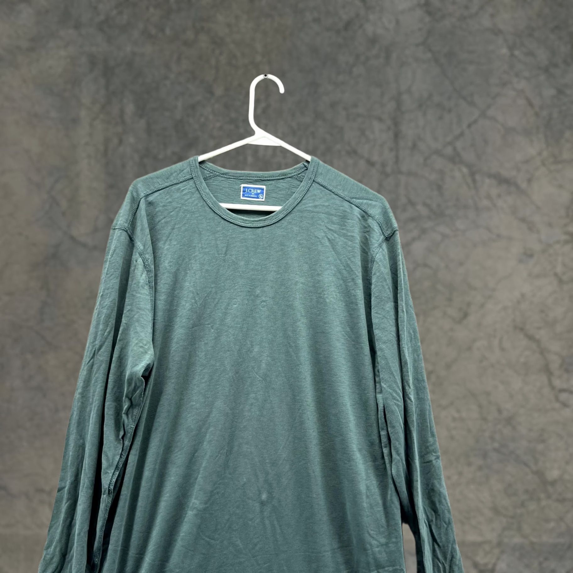 J.Crew VINTAGE J.CREW Shirt Men XL Teal Blue Sweatshirt Crewneck Pullover Warm (All Seasons) Size US XL / EU 56 / 4 - 1 Thumbnail