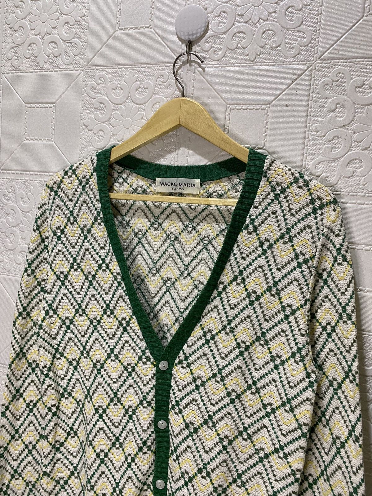 Japanese Brand × Wacko Maria Vintage Wacko Maria Cardigan Size M / US 6-8 / IT 42-44 - 3 Thumbnail