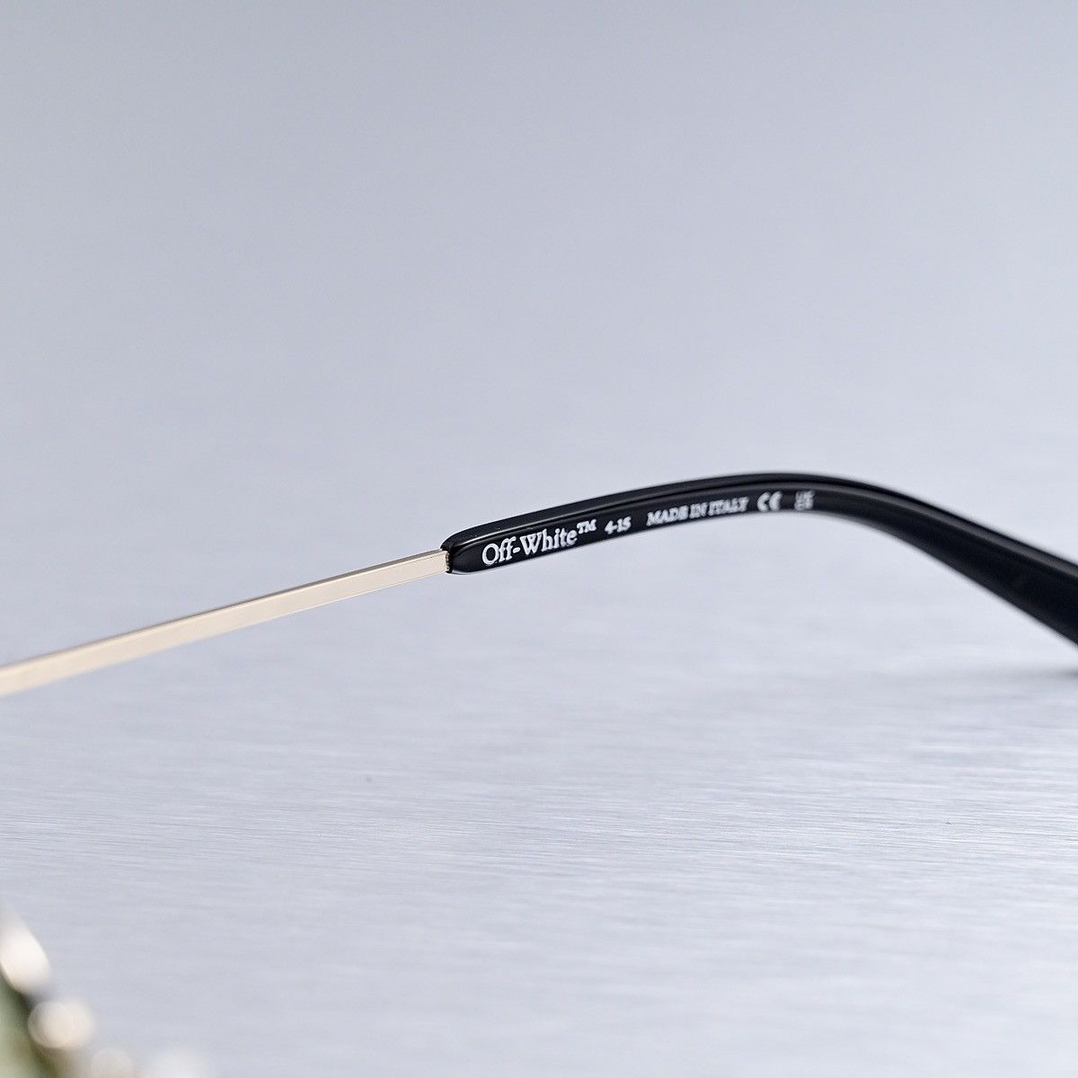 Off-White OFF WHITE MIAMI GOLD GRADIENT GREEN SUNGLASSES Size ONE SIZE - 4 Thumbnail