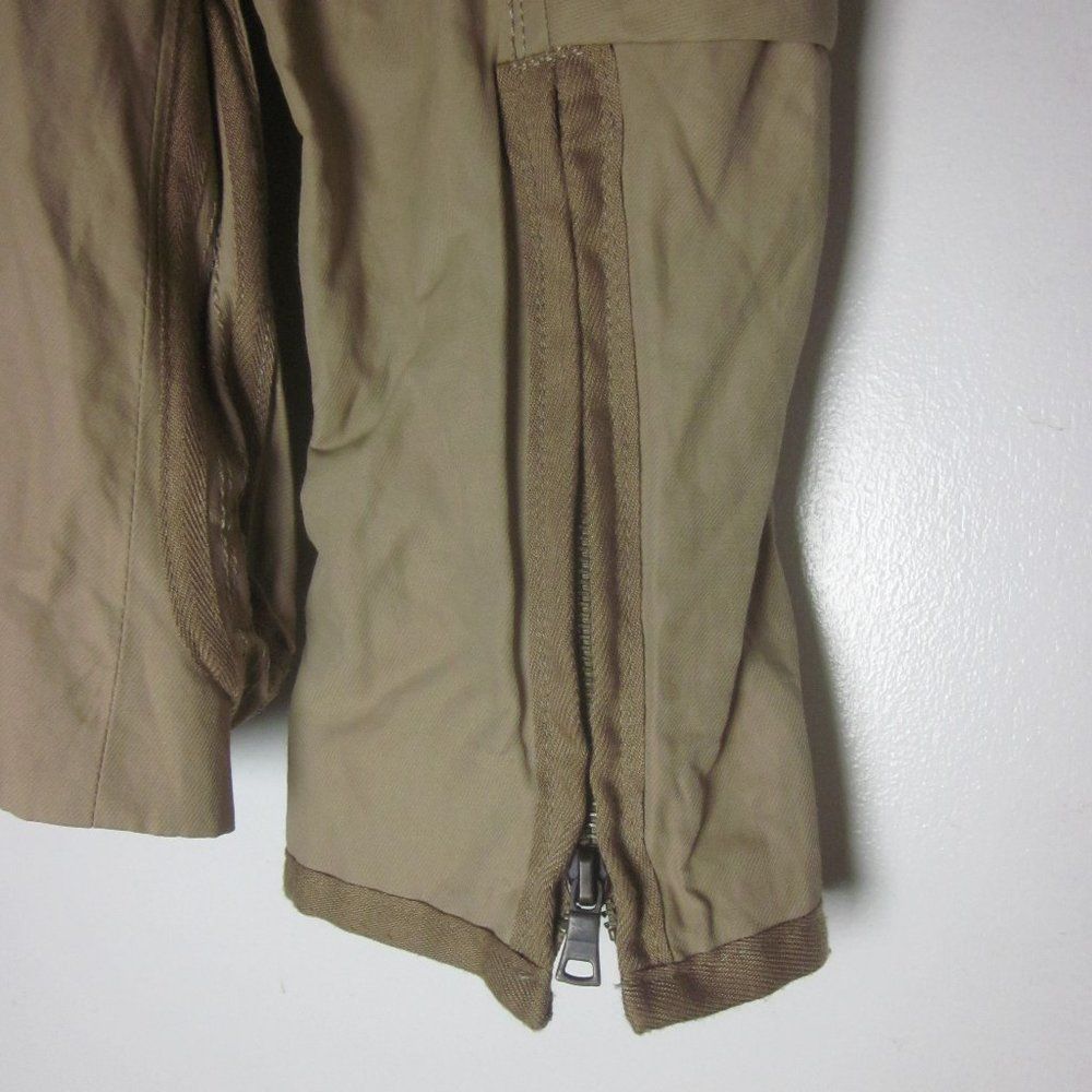 Elie Tahari Elie Tahari Womens Size M Khaki Zip Front Trench Style Stowa Size M / US 6-8 / IT 42-44 - 11 Thumbnail