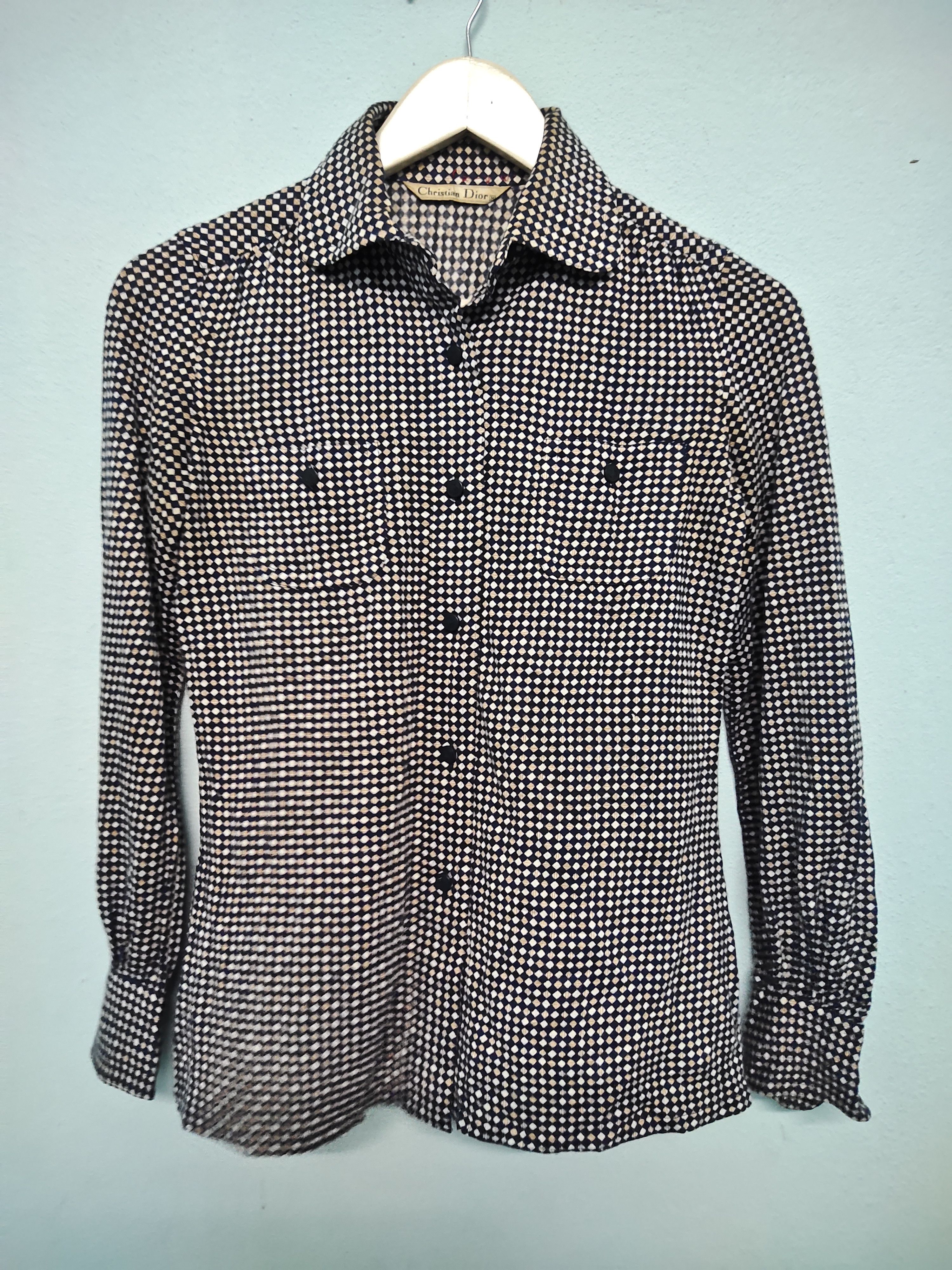 Christian Dior Monsieur × Vintage Vintage Christian Dior Long Sleeve Flannel Shirt Size M / US 6-8 / IT 42-44 - 1 Thumbnail