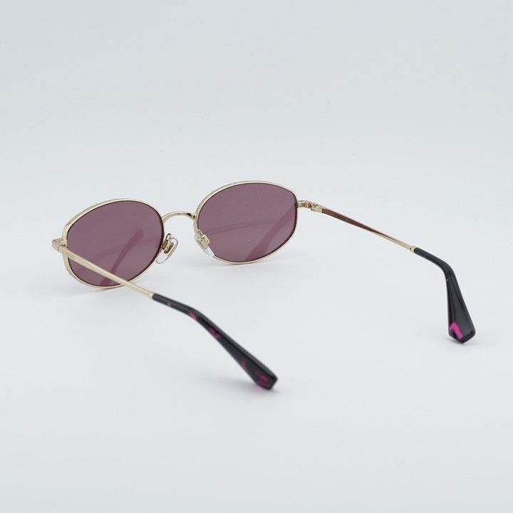 Burberry Burberry BE3169 11091A Sunglasses Gold Oval Frame, Violet Size ONE SIZE - 11 Thumbnail