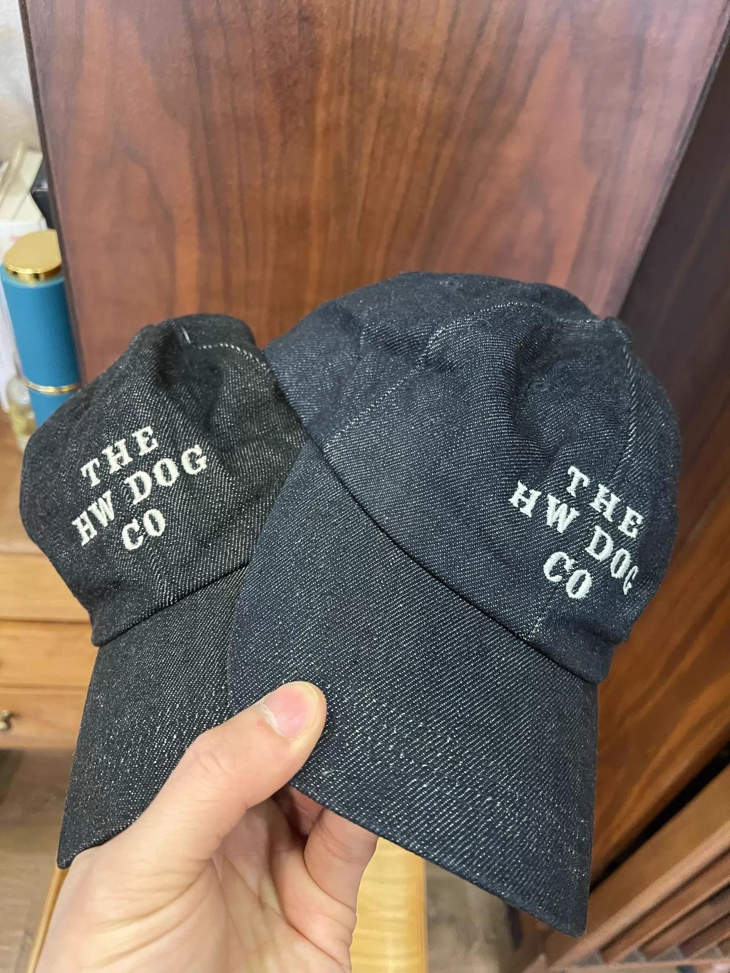 THE H.W.DOG&CO. H.W.DOG Hat Deep Crown One Size Light/Dark Worn 1x Good Shape Size ONE SIZE - 1 Thumbnail