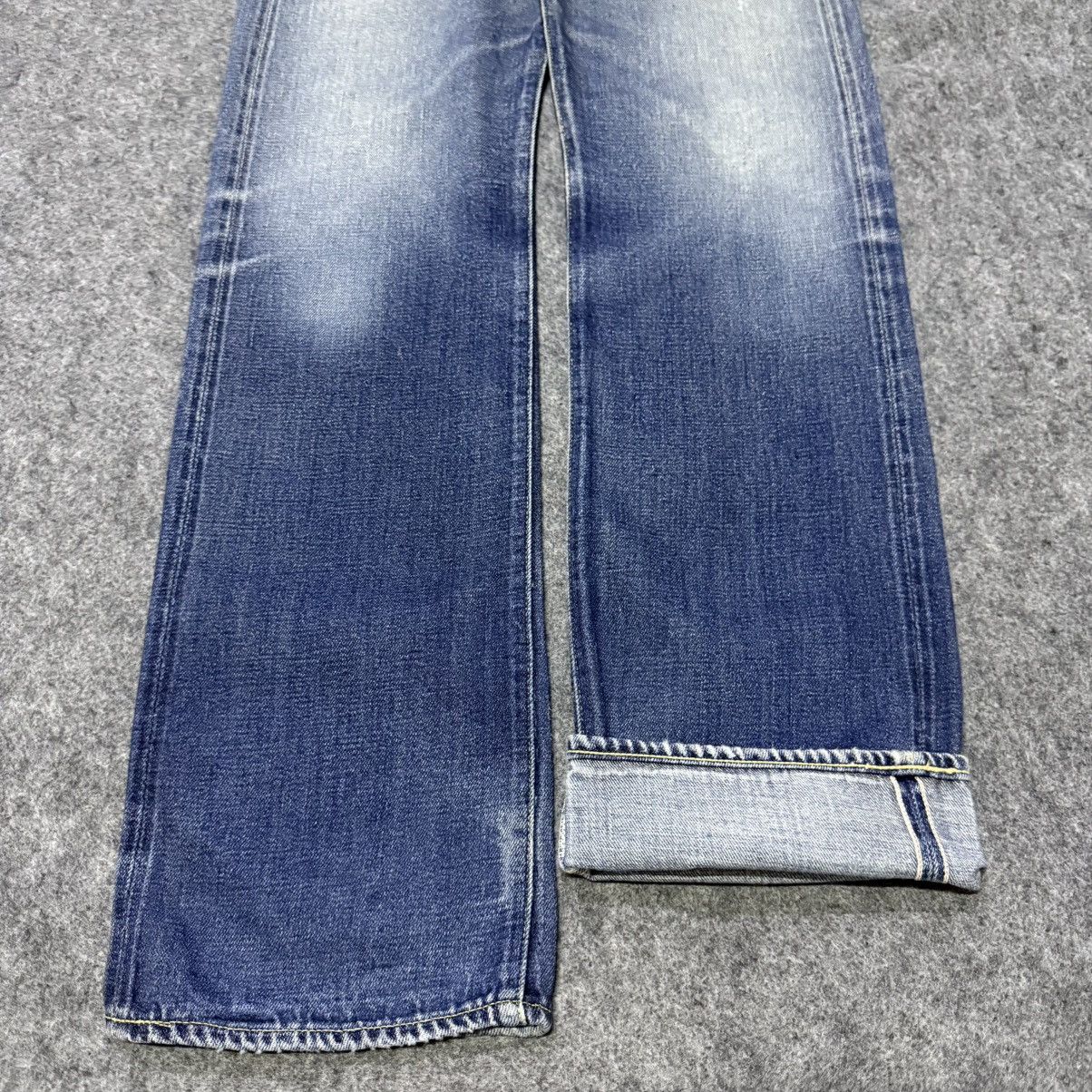 Levi's Vintage Levis 501 Big E Selvedge Distressed Jeans Size US 29 - 6 Thumbnail