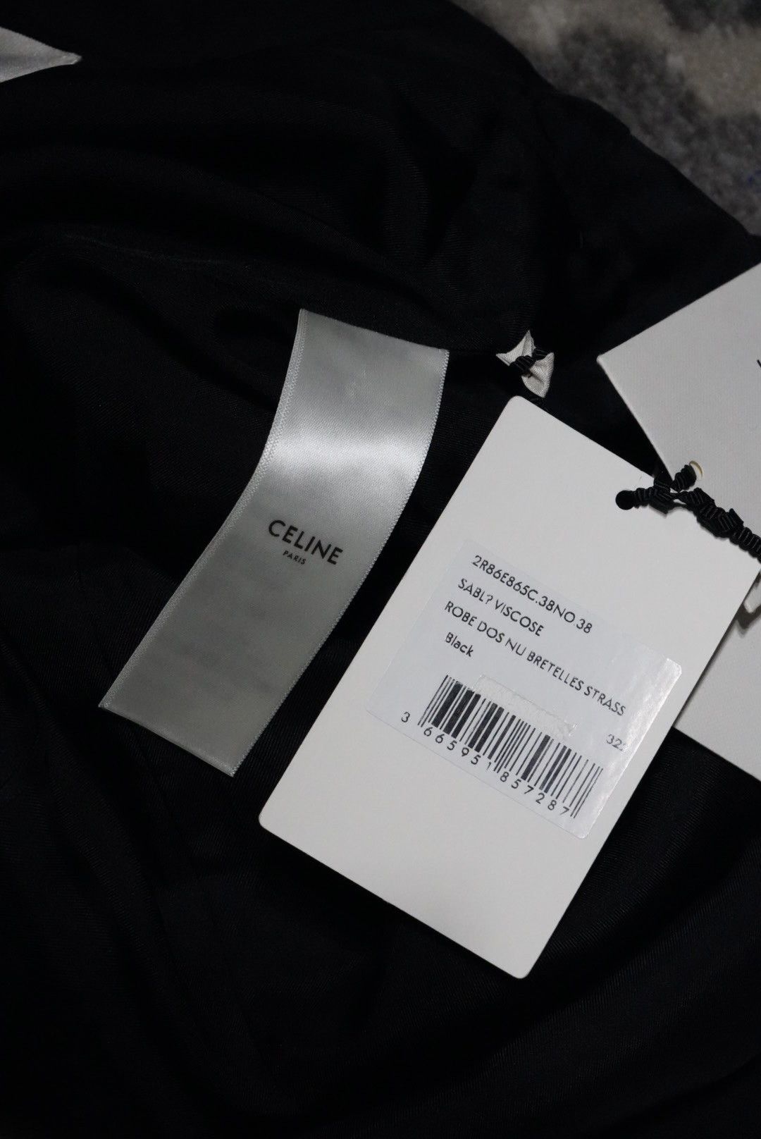 Celine Celine Evening Dress with no Straps & with Rhinestones Size S / US 4 / IT 40 - 10 Thumbnail