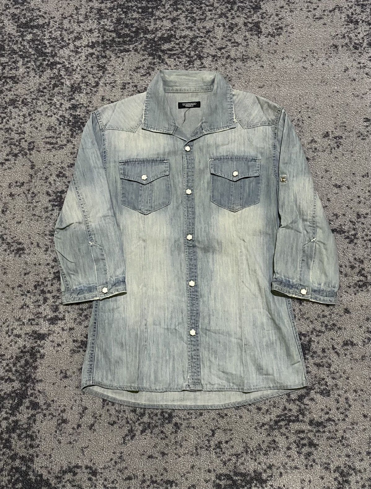 If Six Was Nine × Japanese Brand × Tornado Mart Tornado mart ifsixwasnine jeans shirt Size US M / EU 48-50 / 2 - 1 Thumbnail