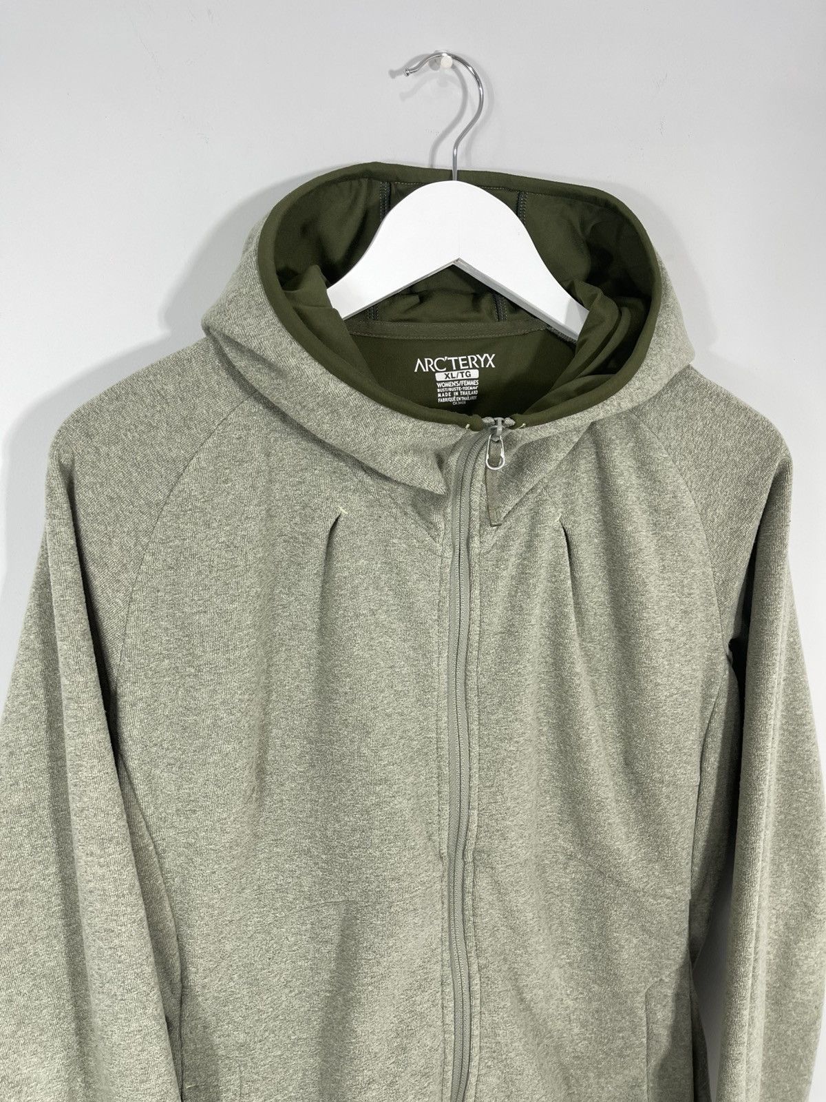 Arc'teryx Arcteryx Polartec Women's Gray Fleece Zip Hoodie Jacket Size XL / US 12-14 / IT 48-50 - 7 Thumbnail