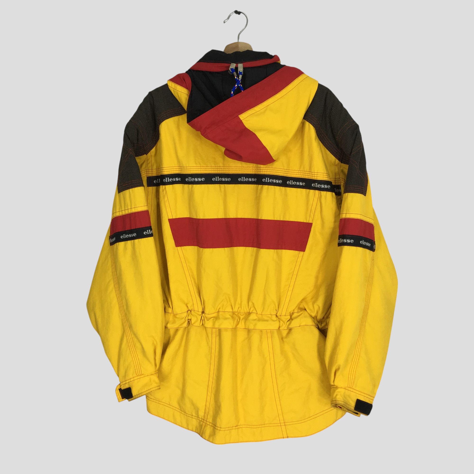 Ellesse × Vintage Vintage 90s Ellesse Ski Wear Vertical Dive Bomber Jacket Size US L / EU 52-54 / 3 - 3 Thumbnail