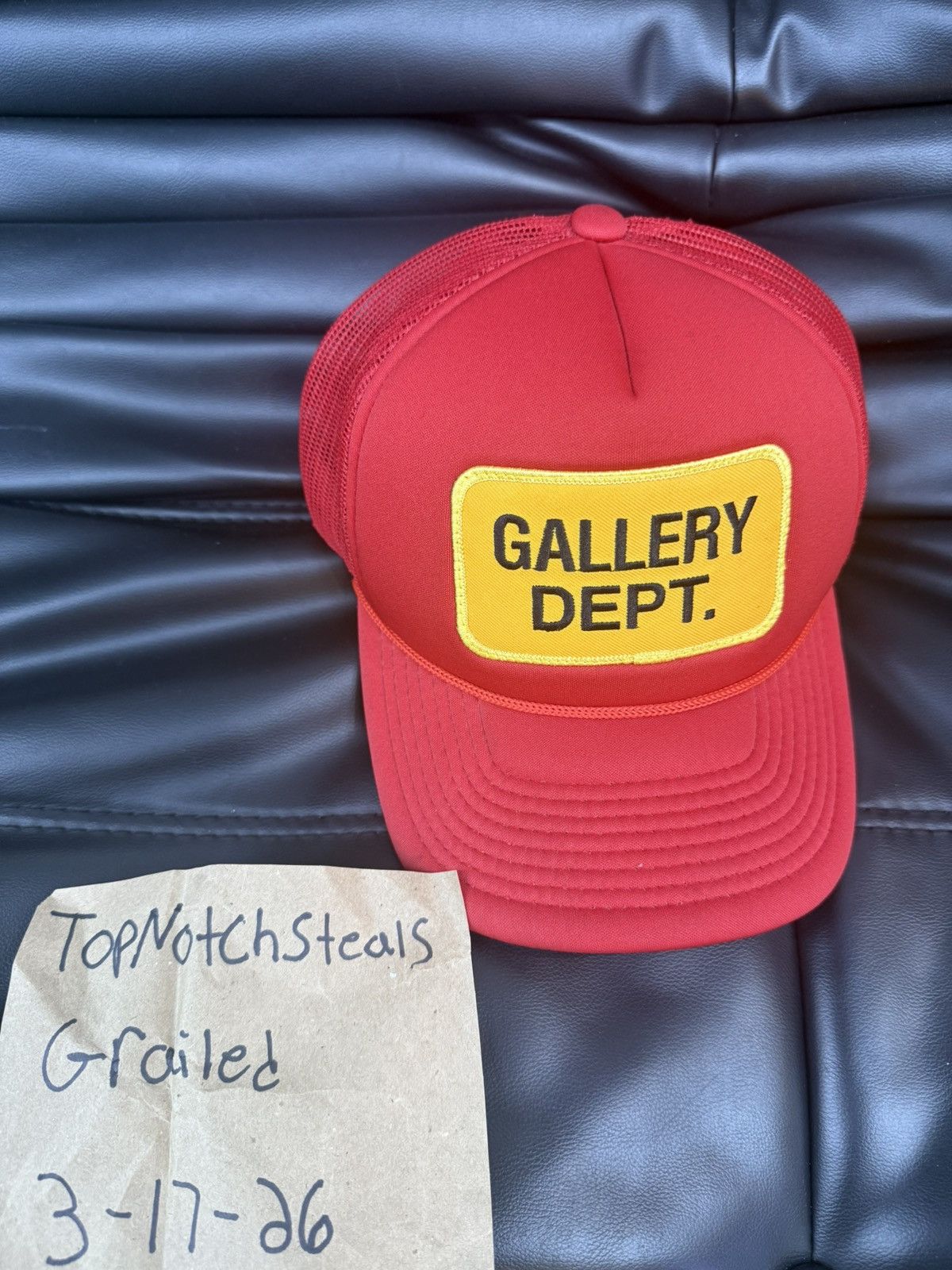 Gallery Dept. Gallery Dept. souvenir trucker cap red Size ONE SIZE - 1 Thumbnail