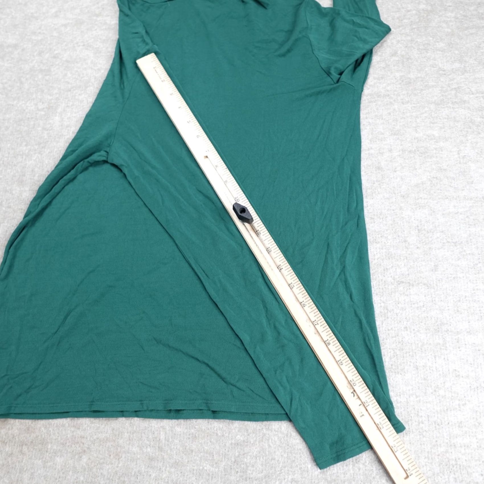 Eileen Fisher Eileen Fisher Blouse Shirt Womens Medium Green Silk Jersey Turtleneck Long Sleeve Pullover NEW Size M / US 6-8 / IT 42-44 - 5 Thumbnail