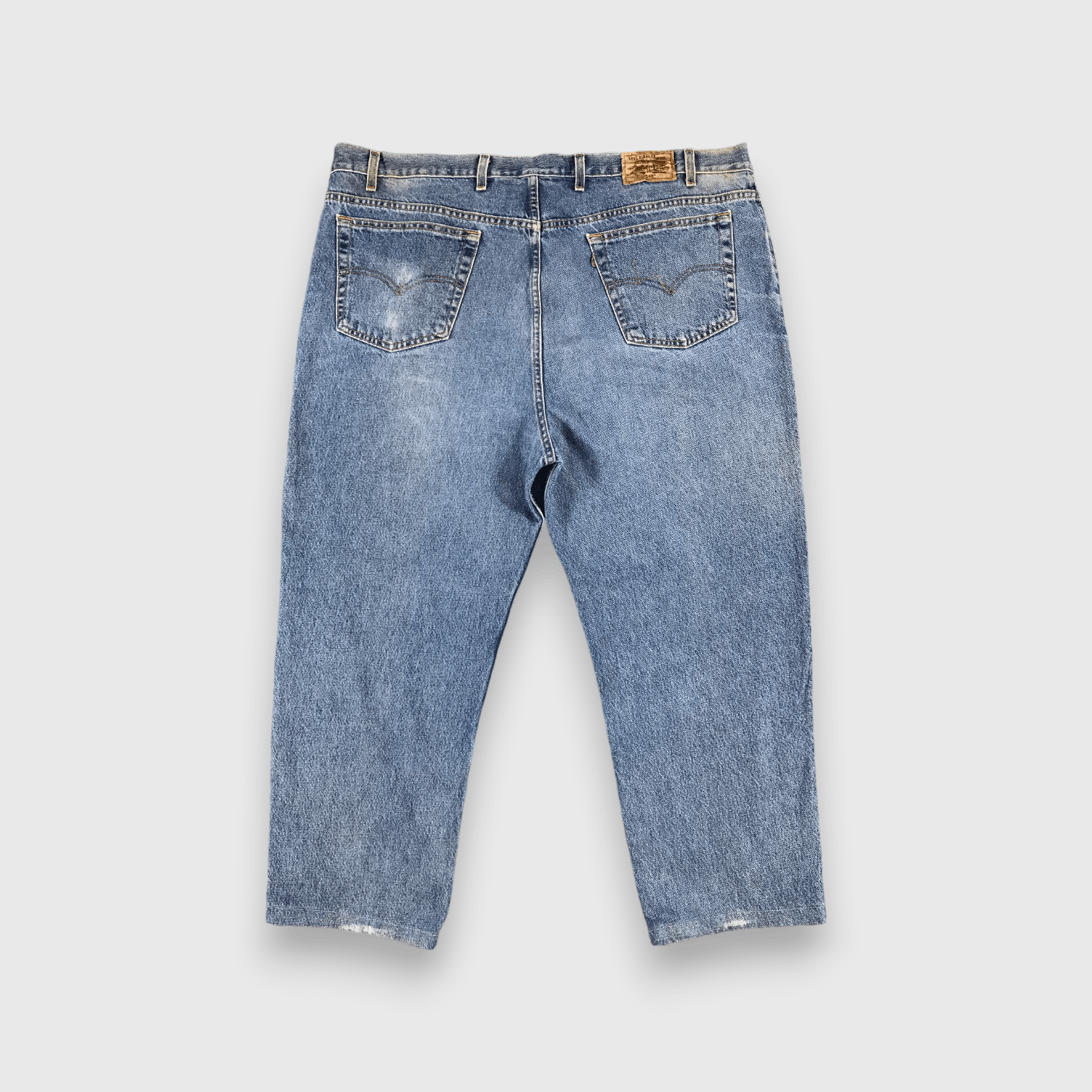 Levi's W47 Vintage Levis Jeans Lot 514 Dirty Washed Denim-J1016 Size US 44 / EU 60 - 2 Thumbnail