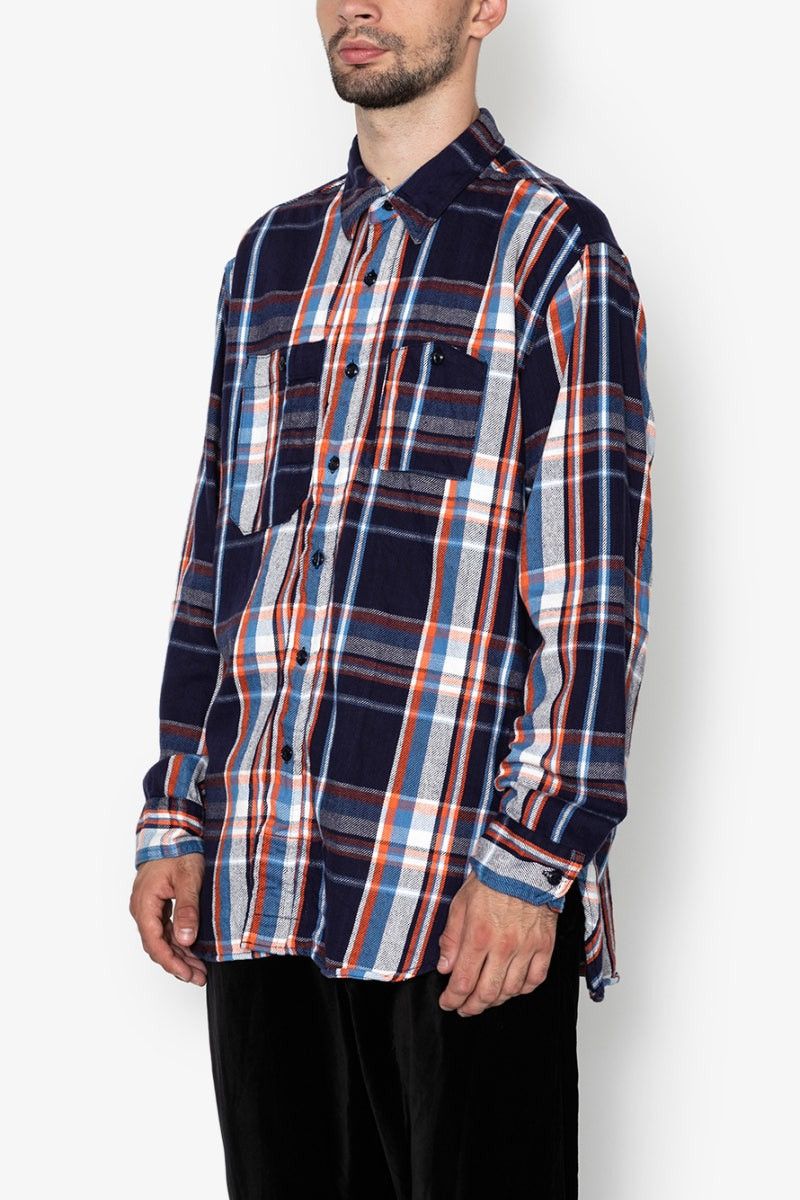 Engineered Garments ENGINEERED GARMENTS CHECKED TWILL PLAID WORK SHIRT Size US S / EU 44-46 / 1 - 2 Thumbnail