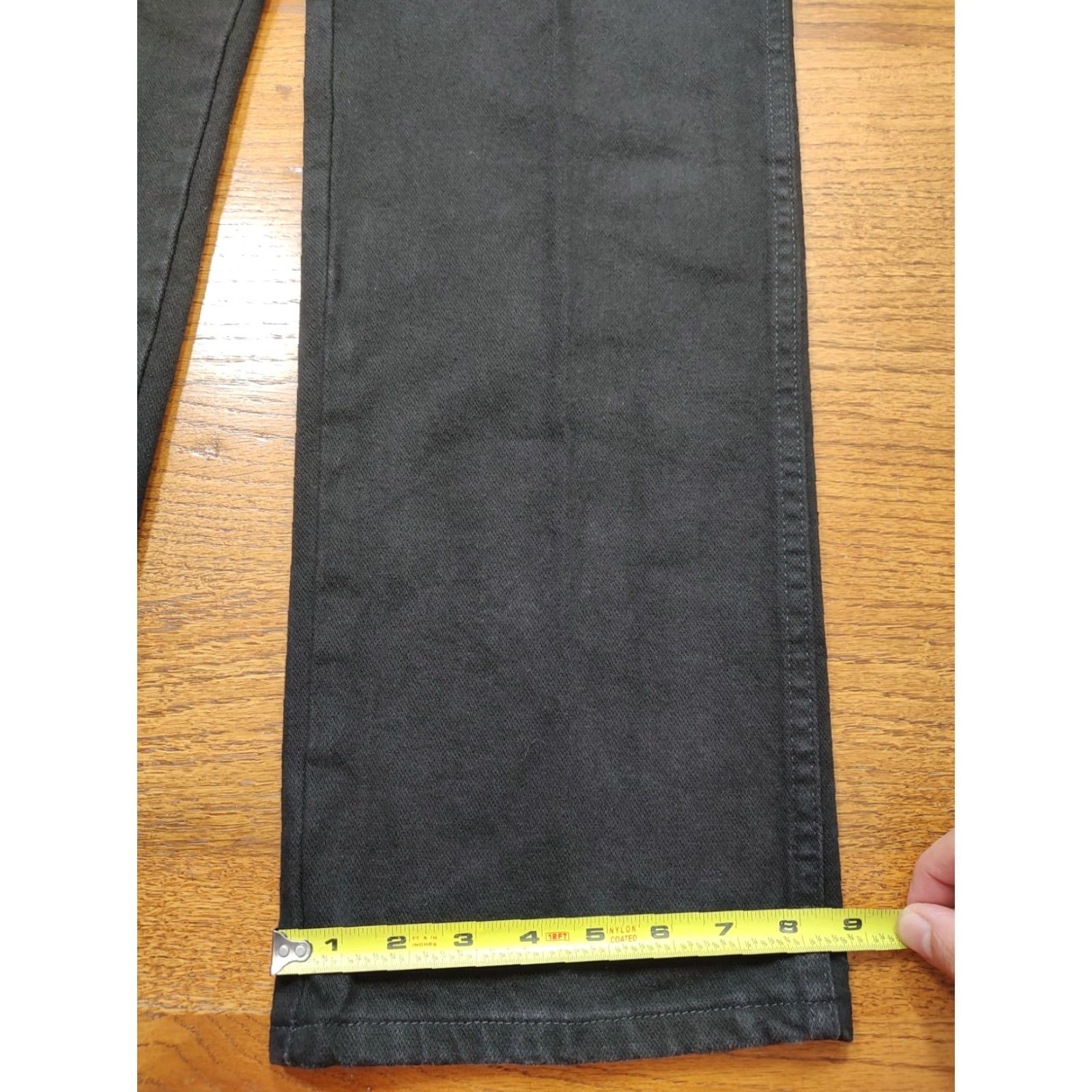 Wrangler VINTAGE Wrangler Cowboy Cut Denim Jeans 36x32 Mens Black 80s 90s Western Rodeo Logo 5-Pocket Classic Straight Size US 36 / EU 52 - 6 Thumbnail