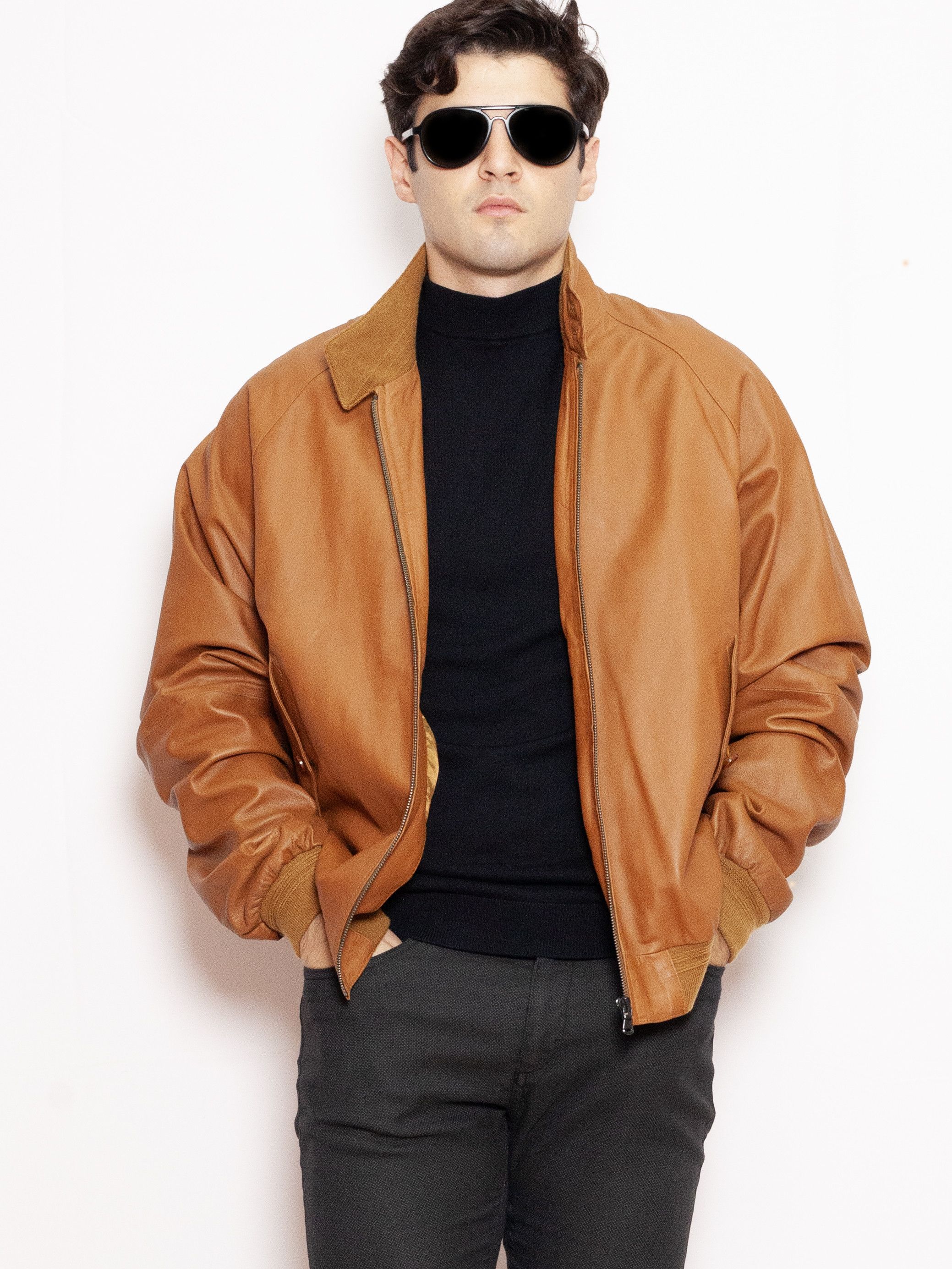 Vintage Vintage leather jacket AA04 Size US L / EU 52-54 / 3 - 3 Thumbnail