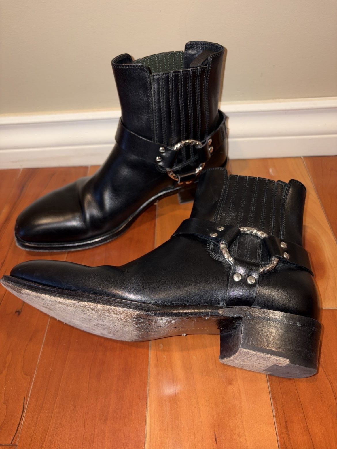 McQ Alexander McQueen alexander McQueen Hammered ring cowboy boots Size US 8 / EU 41 - 5 Thumbnail