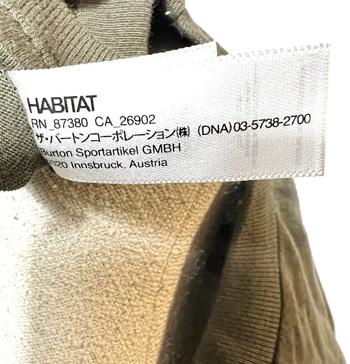 Designer Habitat Skateboards Men’s Pod Logo Military Green T- Shirt Size US M / EU 48-50 / 2 - 3 Thumbnail